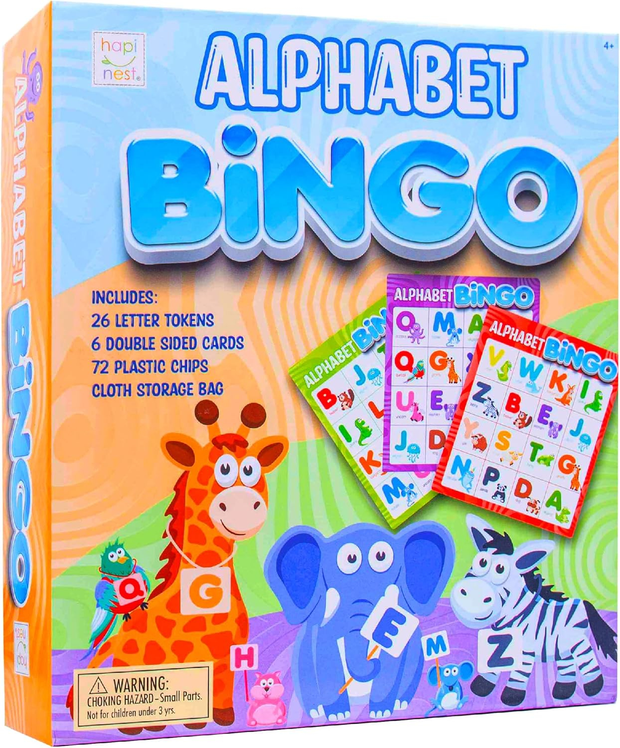 Hapinest Alphabet Bingo ABC Letter Preschool Learning Board Game for Toddlers and Kids