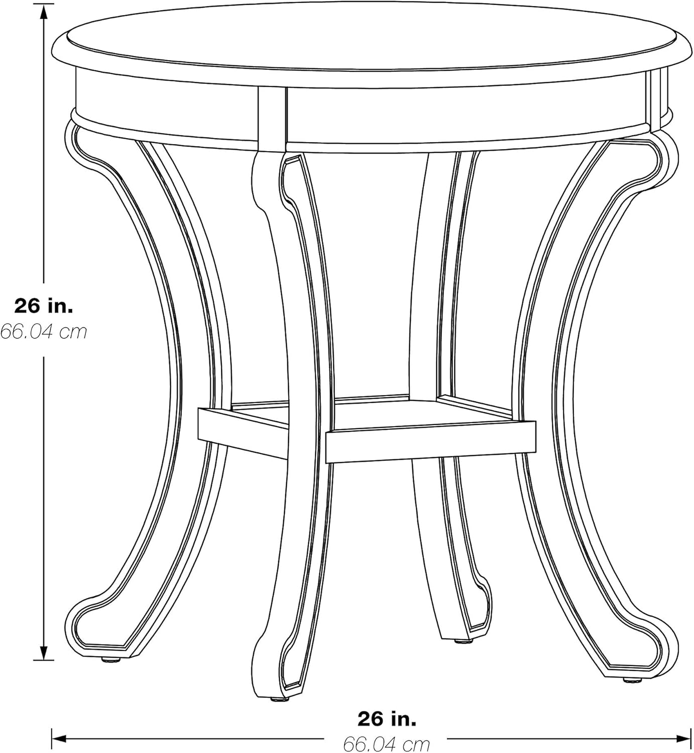 Copper Grove  Korostyshiv Hand-painted Transitional Accent Table Greystone Traditional
