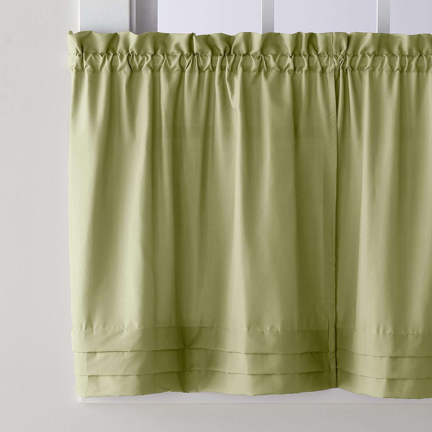 SATURDAY KNIGHT LTD Rod Pocket Light Filtering Valances, 57 in x 45 in 2 Panels