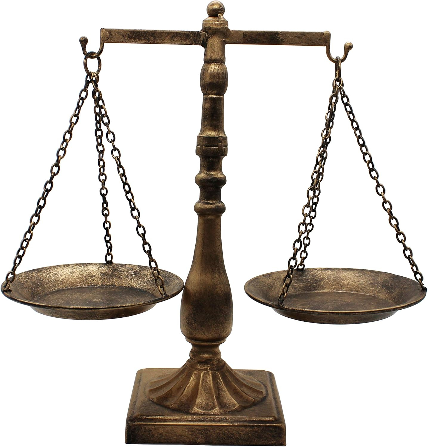 Vintage Style Metal Libra Jewelry Display Tray Cosmetic Organizer Storage, Bronze