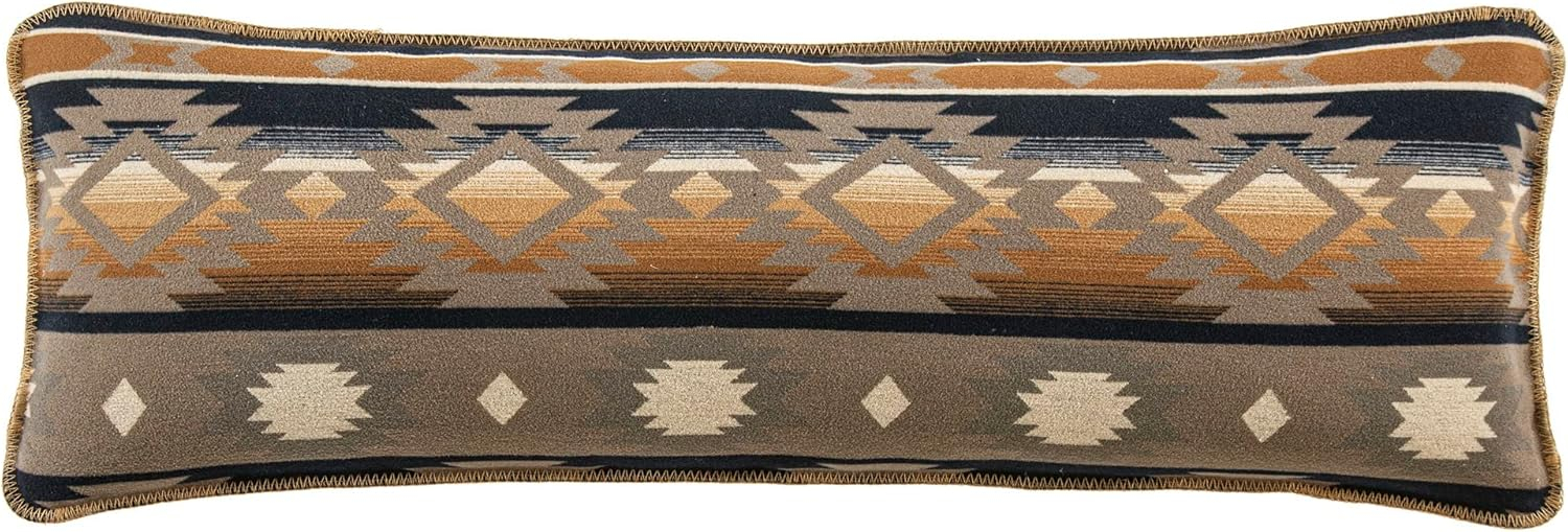 Paseo Road by HiEnd Accents Taos Wool Blend Yarn Dye Aztec Design Southwestern Lodge Throw Pillow