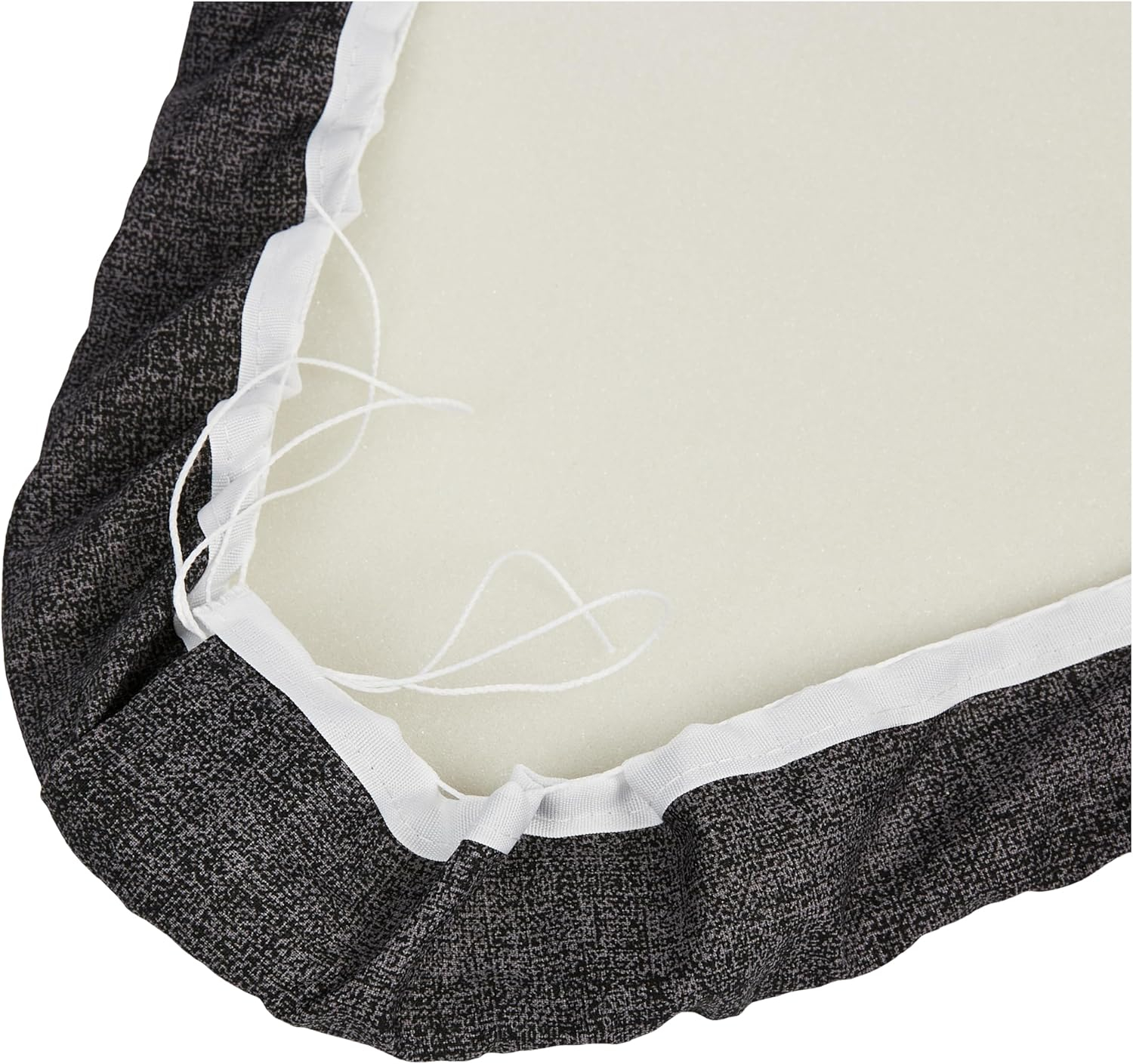 Denim Black Cotton Ironing Board Cover with Foam Padding