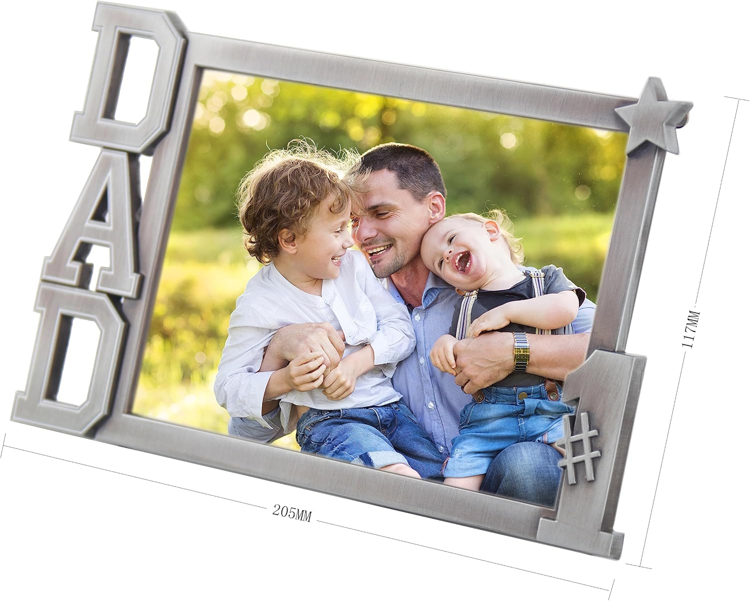 LASODY Dad Picture Frame-Dad gifts,Dad Gifts From Daughter,Dad Birthday Gifts 3x3 inch