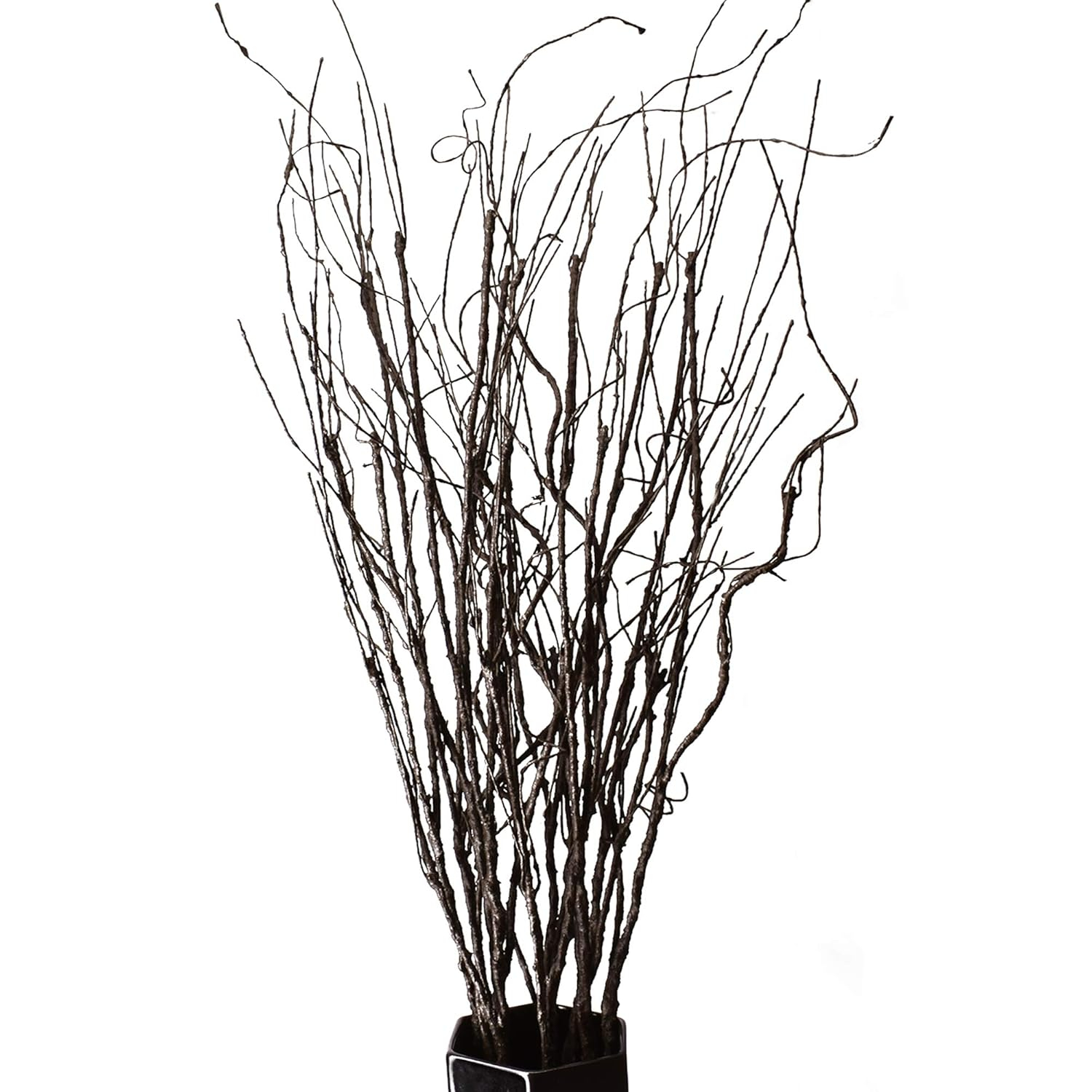 Kabuer Willow Branches, 30.7 inch Decorative Dried Artificial Twigs for Vases, Garden Decor, 10 Pcs