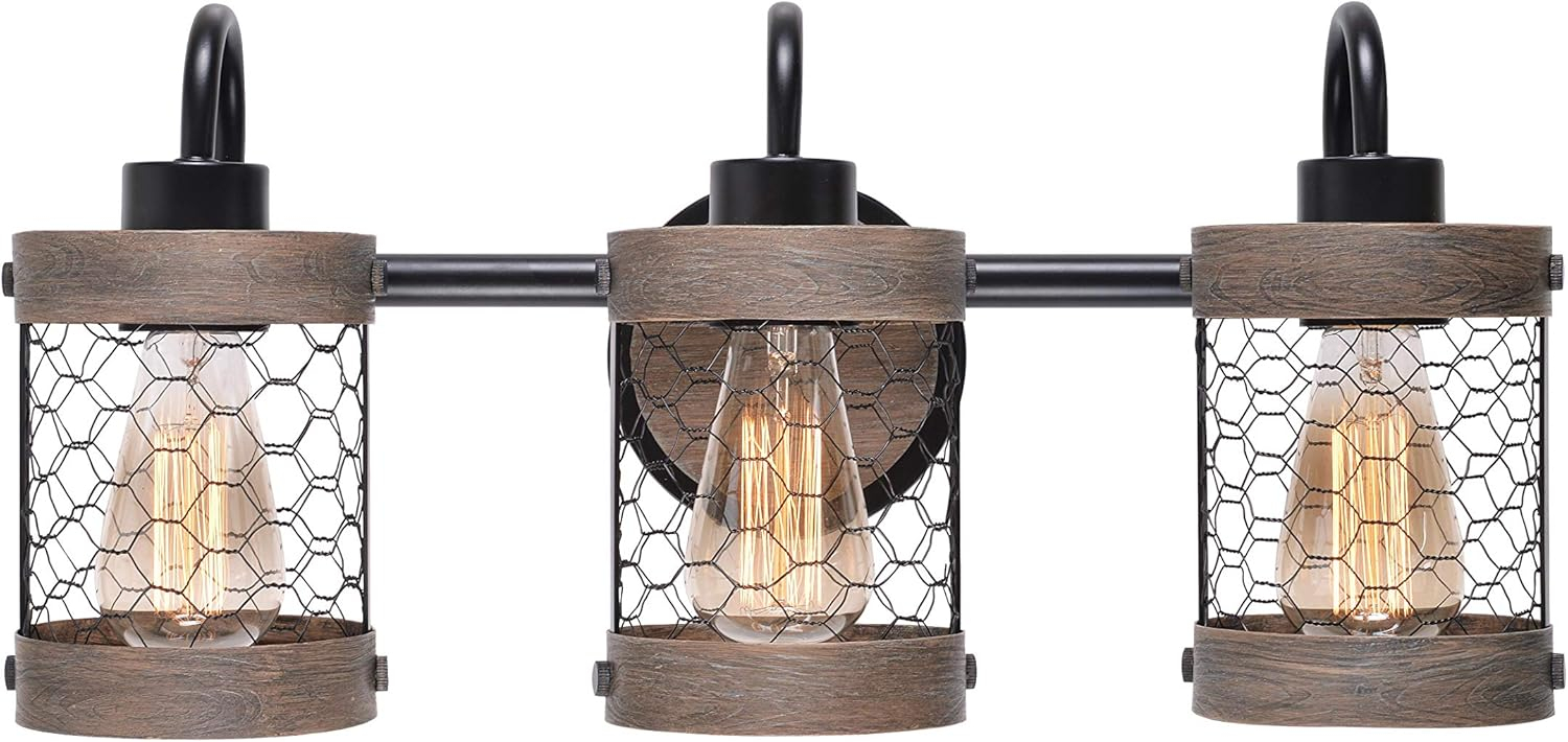 Rustic Bronze Mini Globe Pendant with Edison Bulb