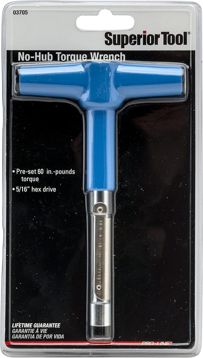 Superior Tool Tool 03705 No Hub Torque Wrench