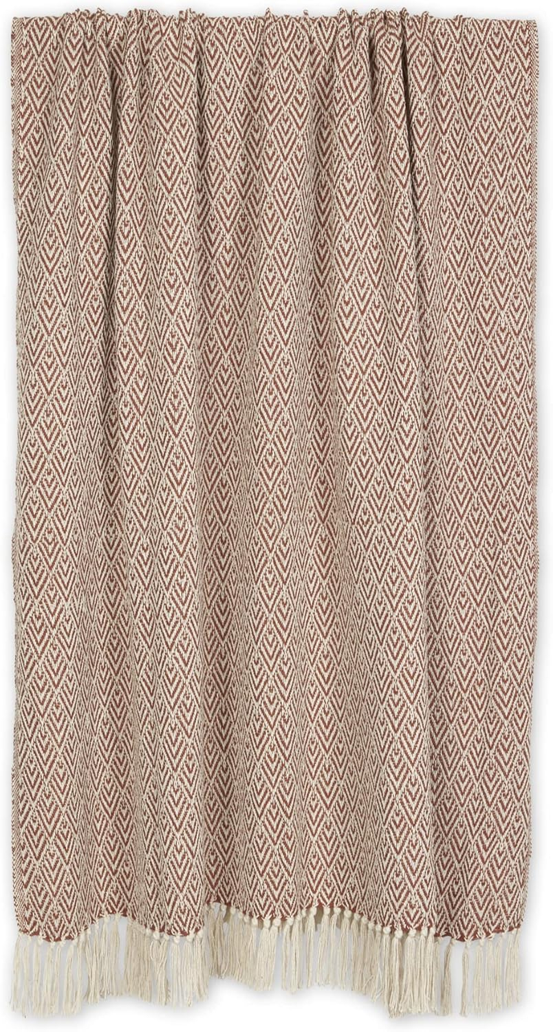 Cinnamon Diamond Throw
