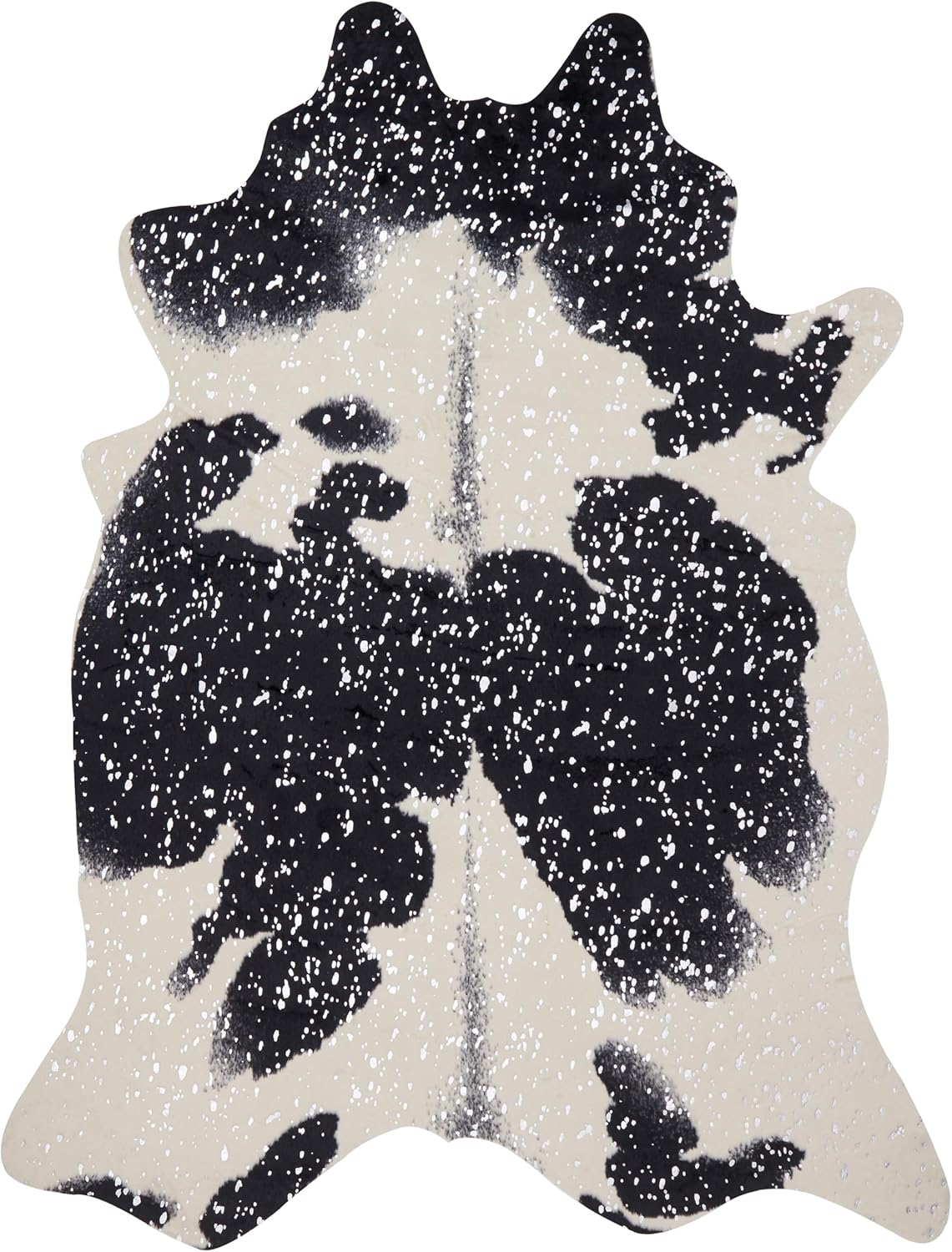 Loloi II Bryce Faux Cowhide Walnut / Champagne Area Rug