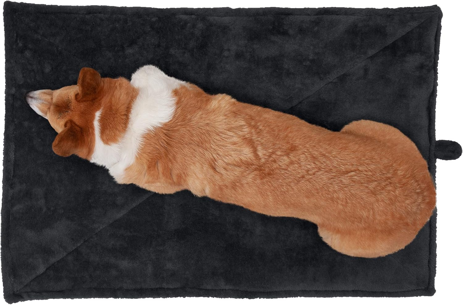 FurHaven Pet Products ThermaNAP™ Faux Fur Self-Warming Pet Bed Mat - Black, Small