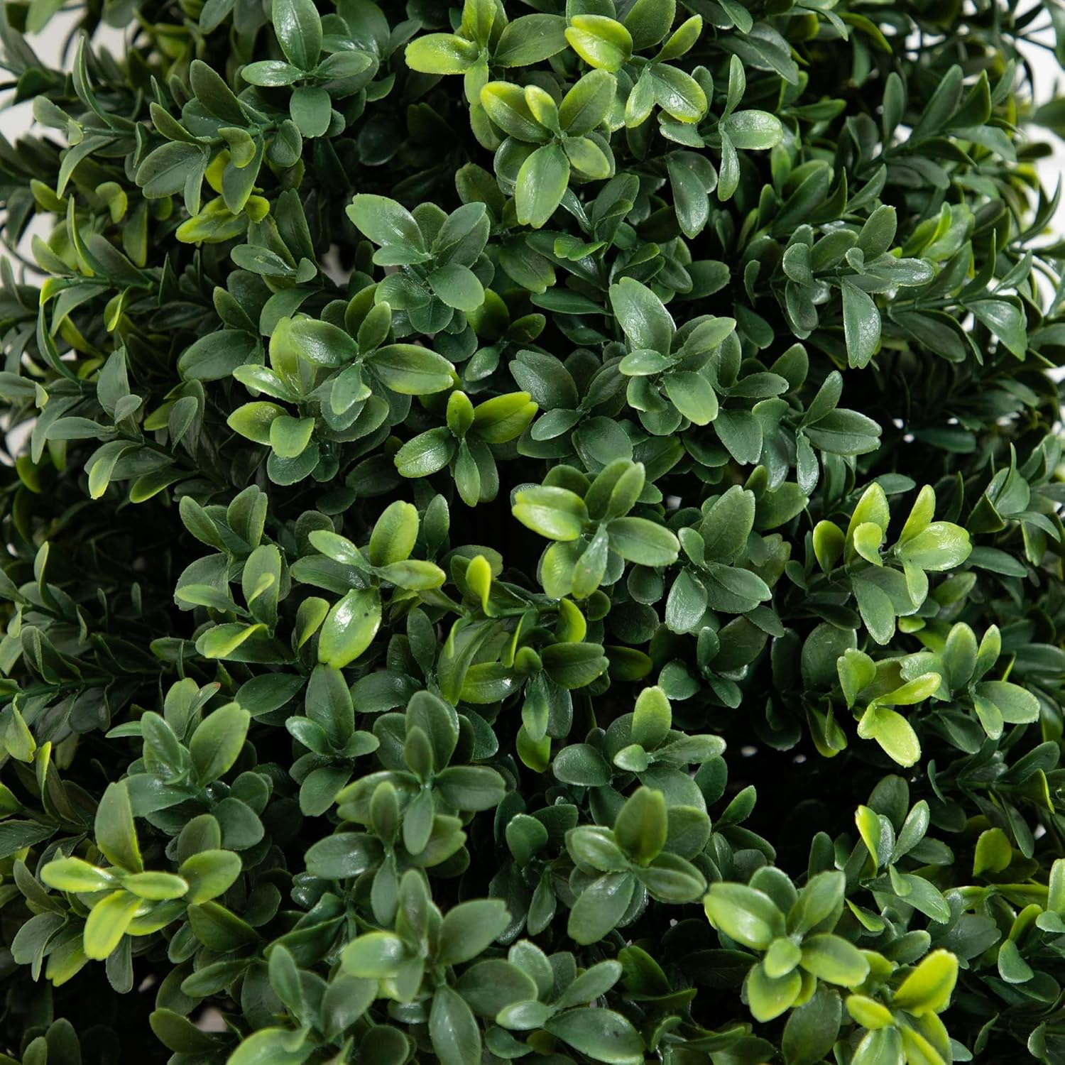 Nearly Natural Boxwood Plant with Integrated Ground Stake (Indoor/Outdoor) - Set of 2