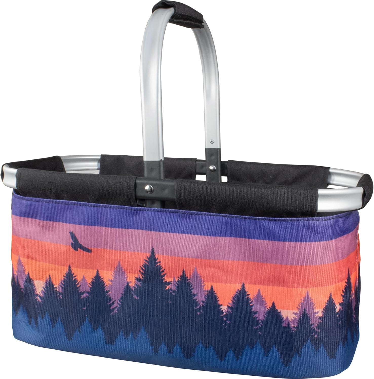 Camp Casual CC010SSB Scenic Sunset Folding Picnic Basket