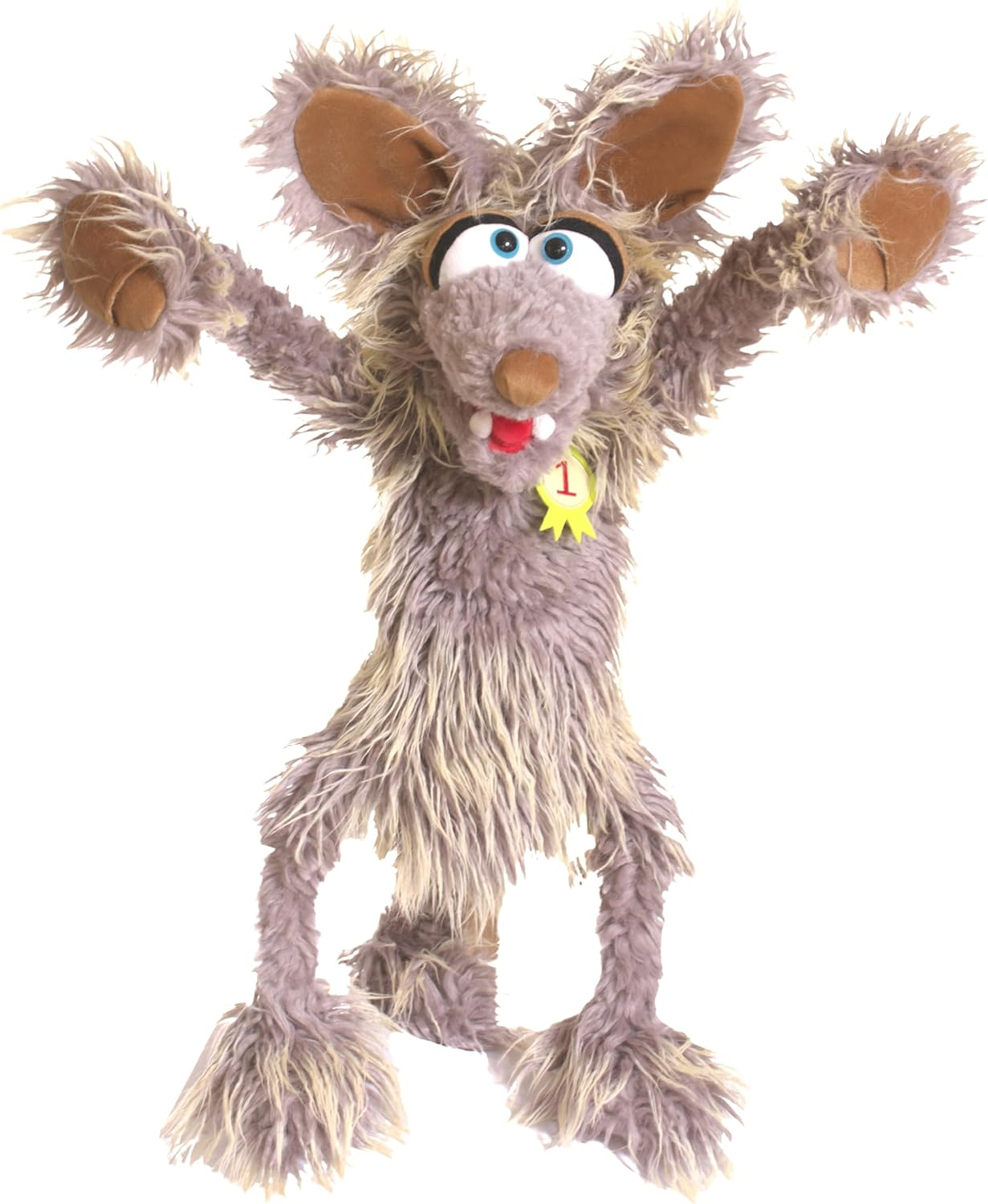 Living Puppets - Artie The Coyotte Large 27-Inch Plush Hand Puppet - Fine European Design, Ultra-Soft and Cuddly, Promotes Child Development, Safety Certified, Teacher-Recommended for Boys and Girls