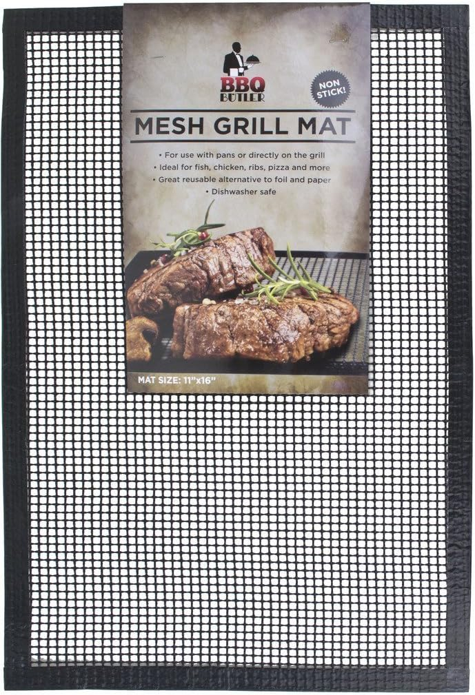 BBQ Butler Mesh Grill Mat - Perfect For Smokers (11 x 16 inch) - 1