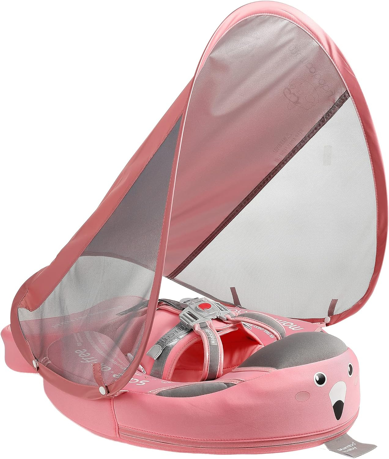 Mambobaby Add Tail Newest Baby Float with Sun Canopy – Special Edition Pink
