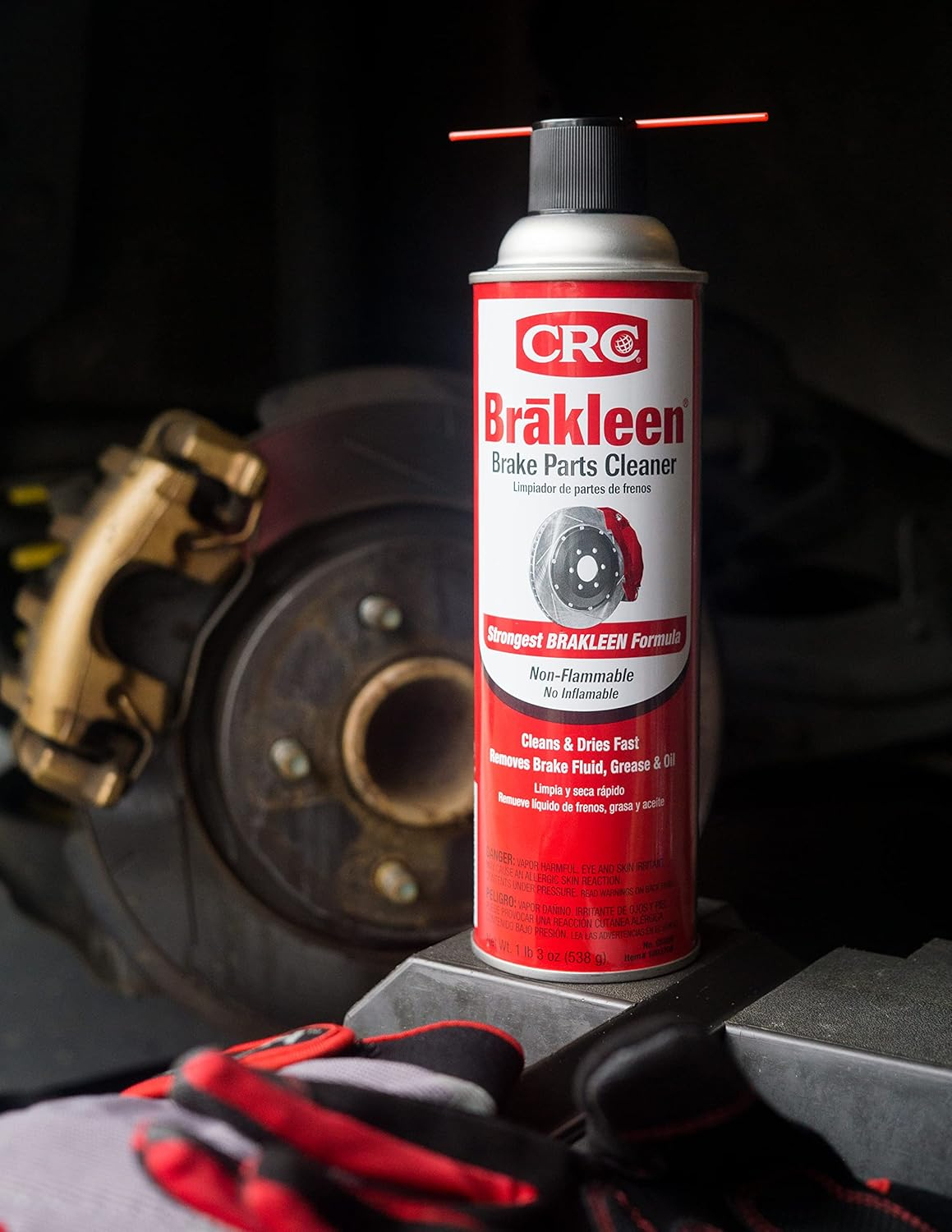 CRC 05089 Brakleen Non-Flammable Brake Parts Cleaner - 19 oz.