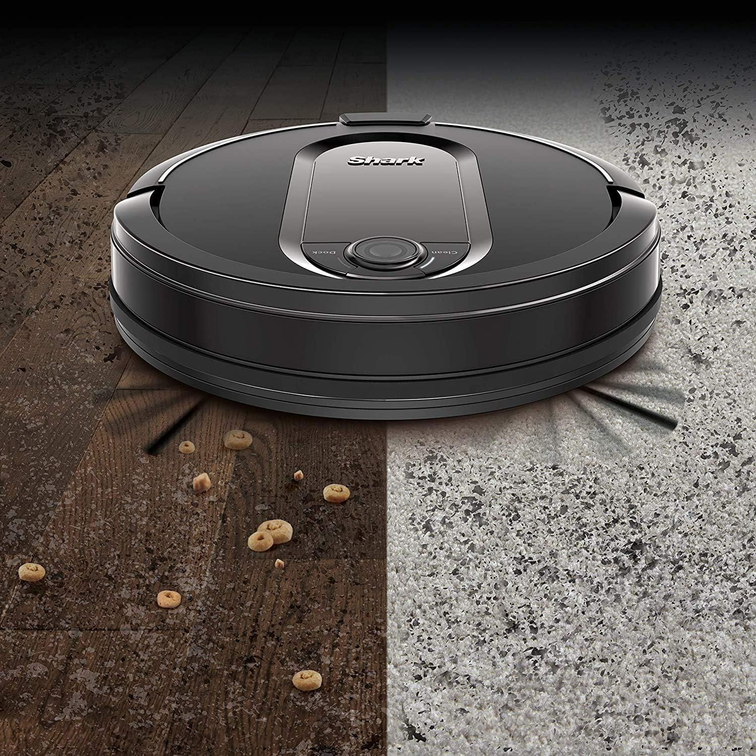 Shark IQ Intelligent Wifi Robot Vacuum Cleaner w/ Self Empty Charger Base, Black