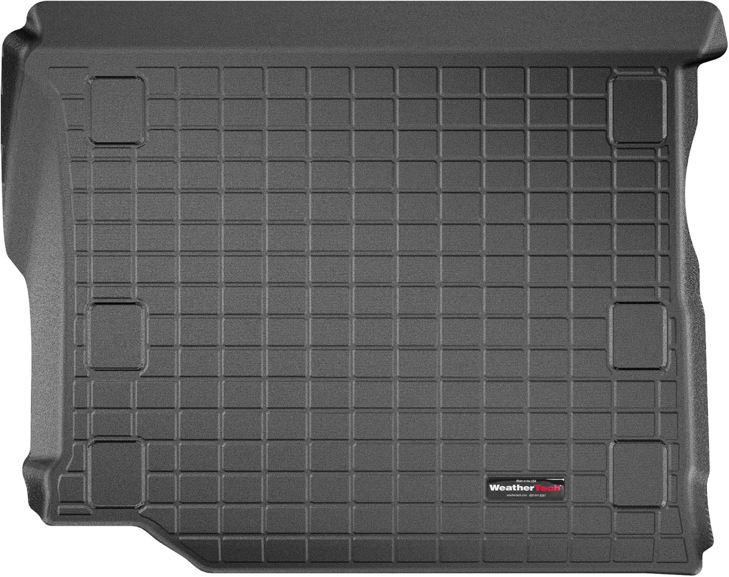 WeatherTech Cargo Trunk Liner compatible with Jeep Wrangler 4-Door, Wrangler Unlimited 4-Door, Wrangler Unlimited Rubicon 392, Wrangler 4-Door Rubicon 392 - Behind 2nd Row Seating Black