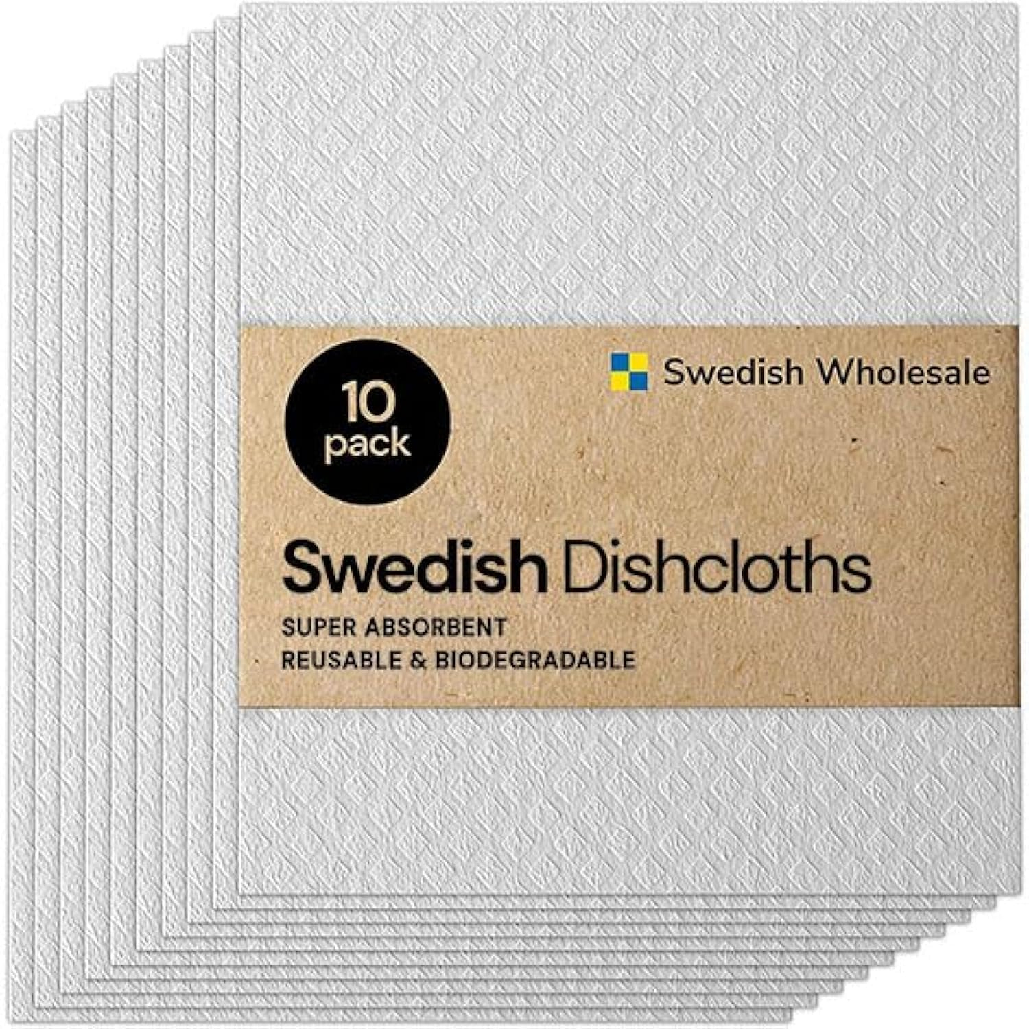 Swedish Dishcloth - 10 PCK