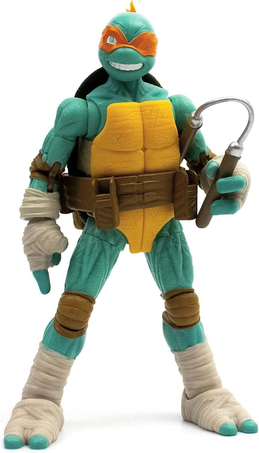 TMNT Best Action Figure Comic Wave 1 Michelangelo Comic Heroes 5" Figure