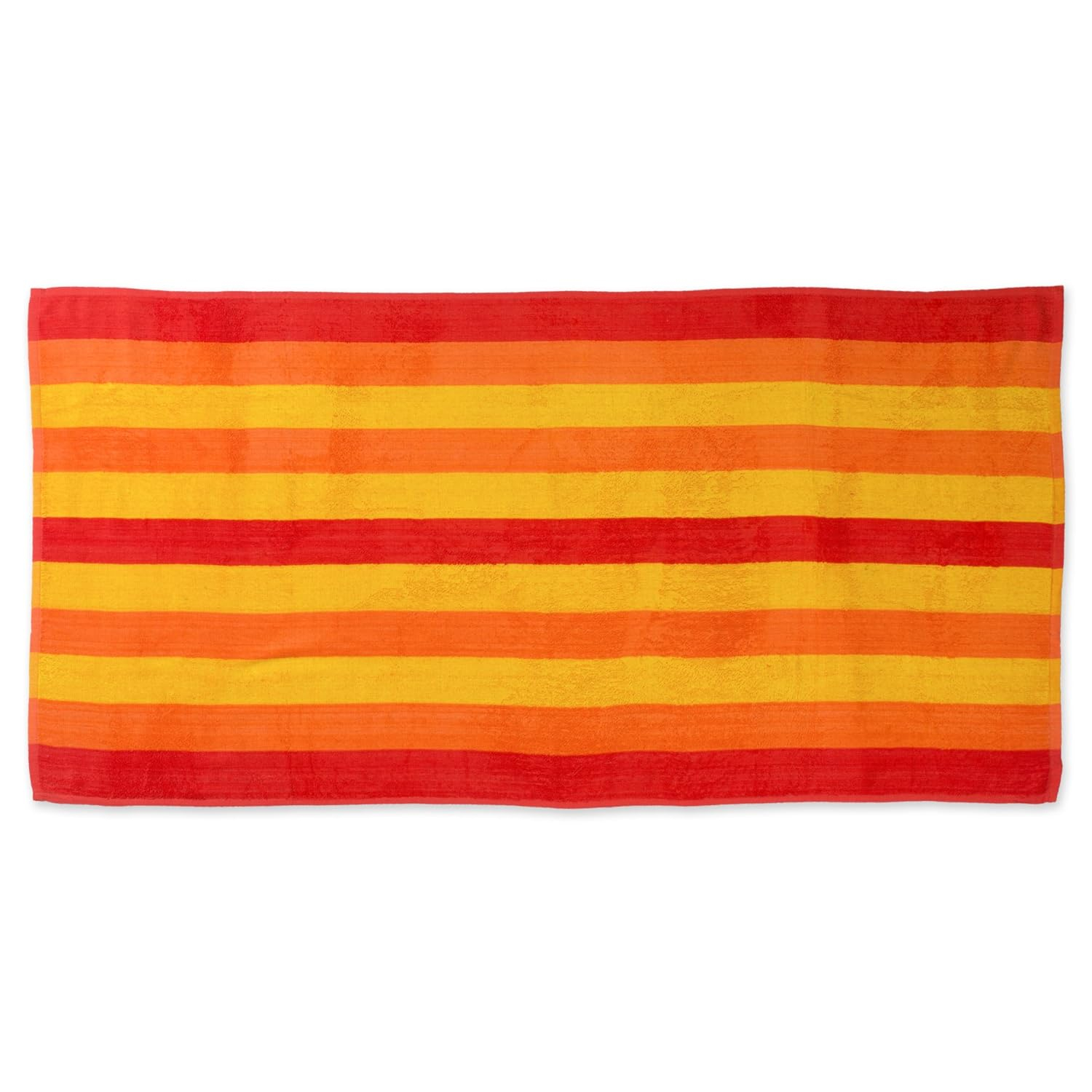 DII Cabana Orange Stripe Beach Towel