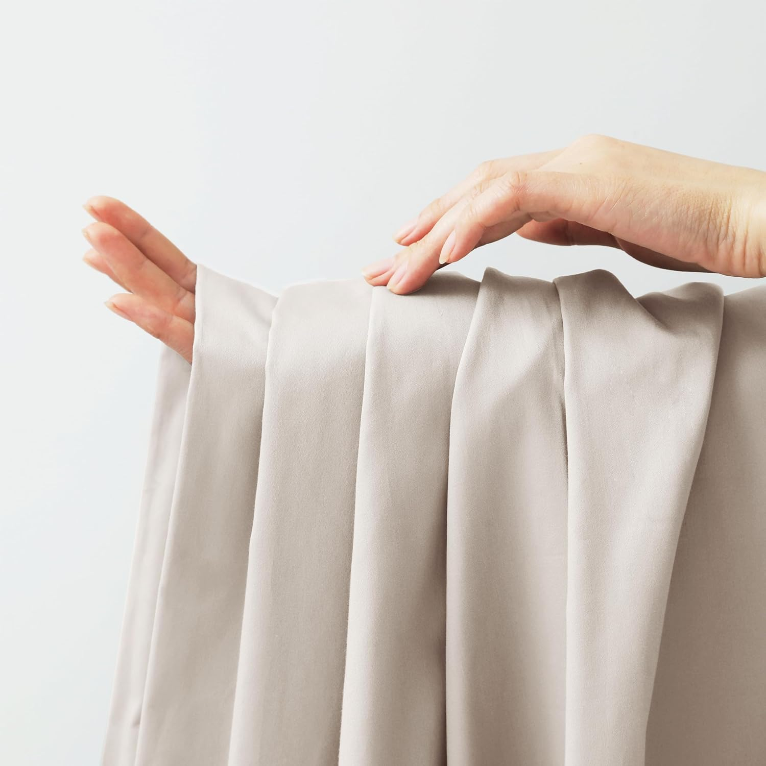 Cotton Twin Flat Sheet Only, 600 Thread Count 100% Egyptian Cotton Top Sheet 1Pcs, Cool & Breathable Flat Bed Sheets Wrinkle, Fade, Stain Resistant (Beige Twin)