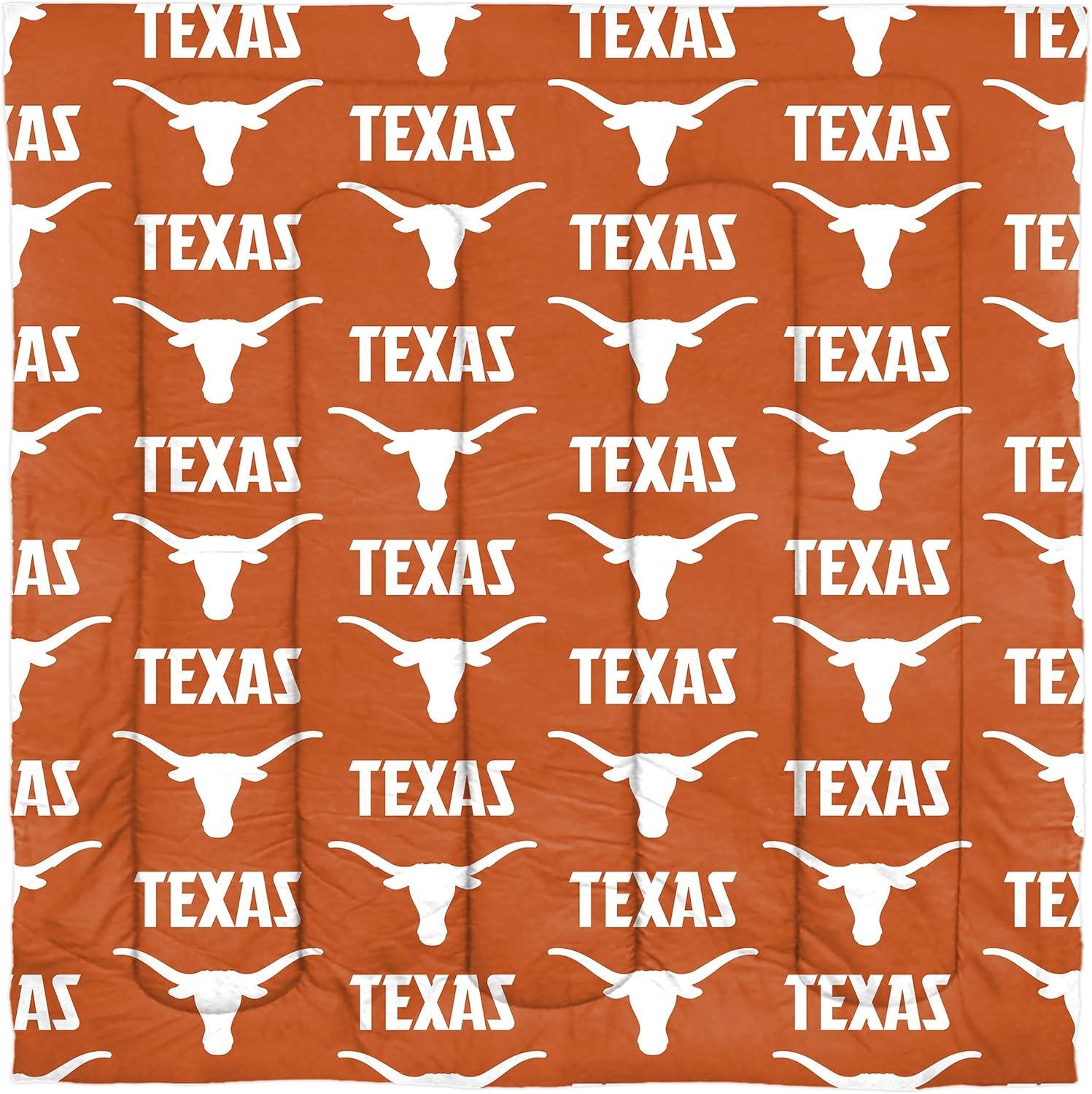 Texas Longhorns Full Bed in a Bag Set with Pillow Sham