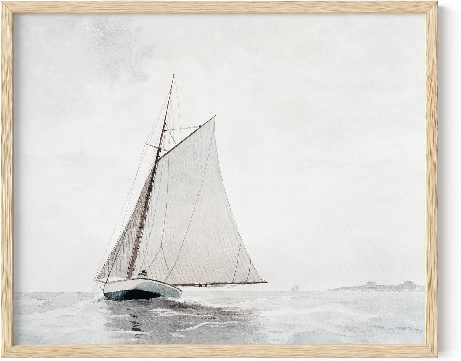 Haus and Hues Vintage Beach Wall Art - Vintage Oil Paintings for Exquisite Wall Decor in Home and Office Spaces (8x10 Unframed)