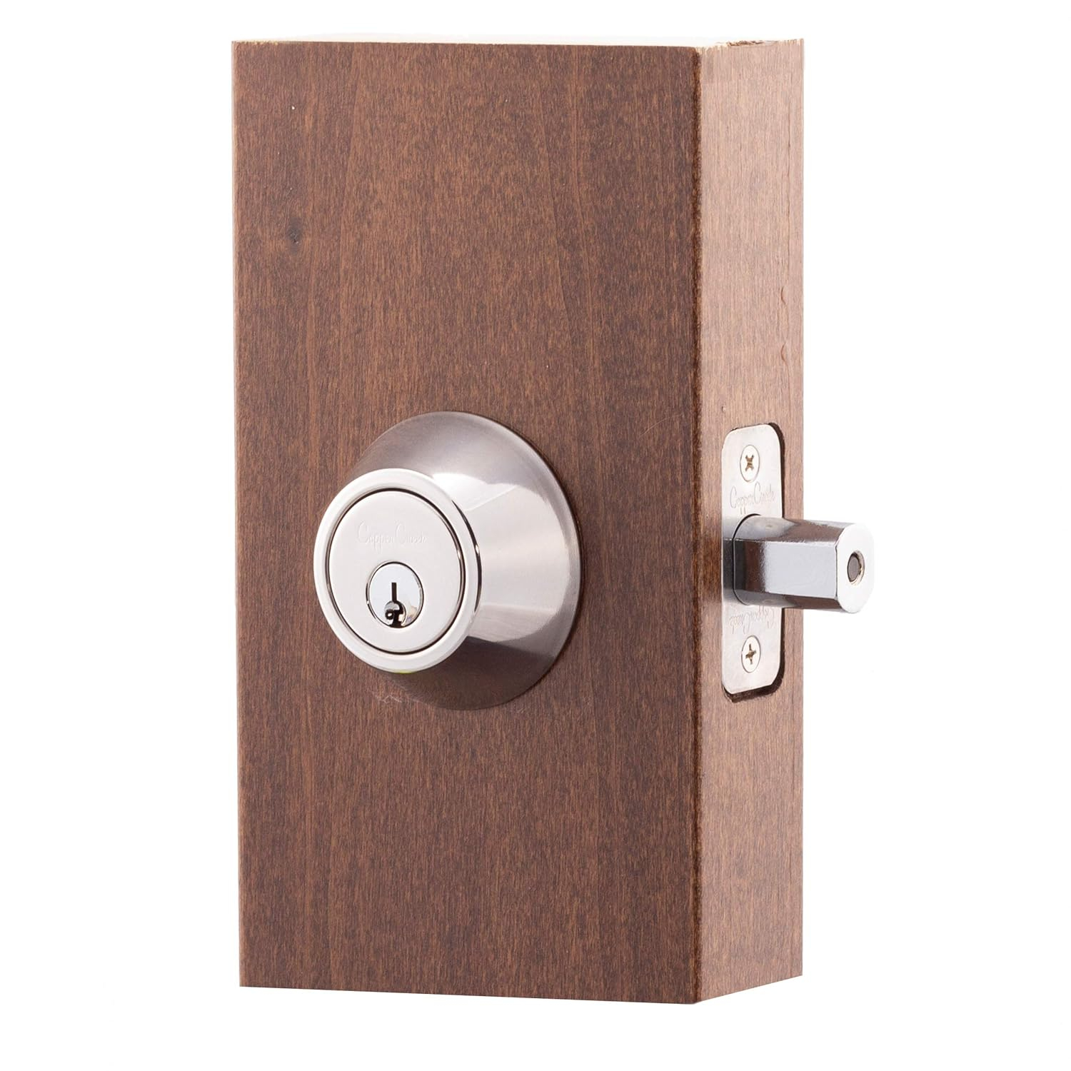 Single Cylinder Polished Stainless Deadbolt