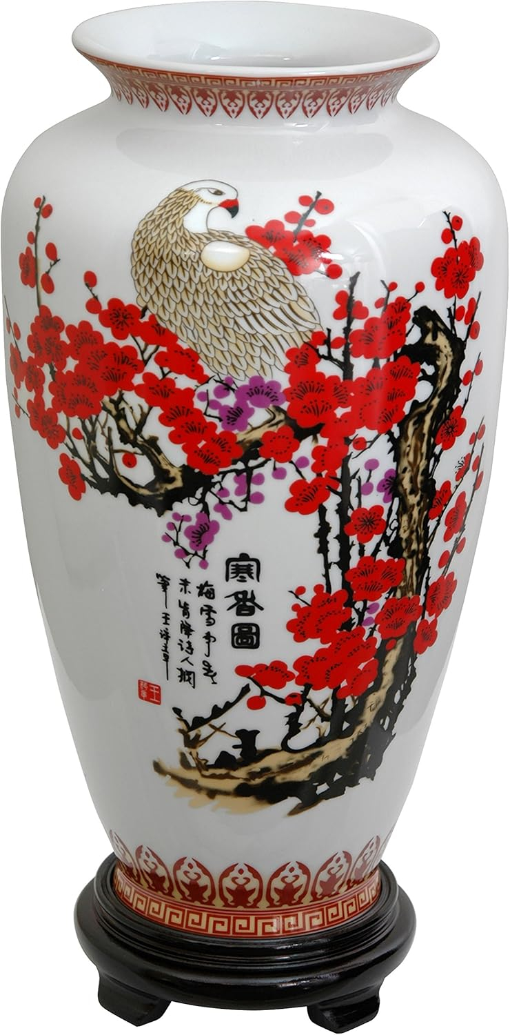 Oriental Furniture Tung Chi Vase