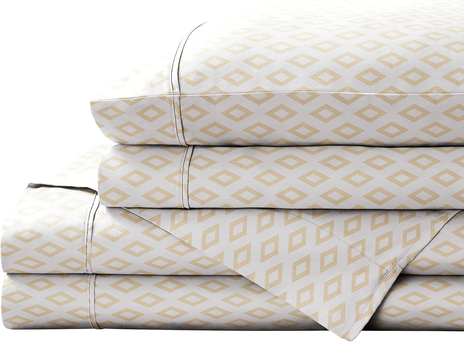 Brielle Home Printed Percale Sheet Set