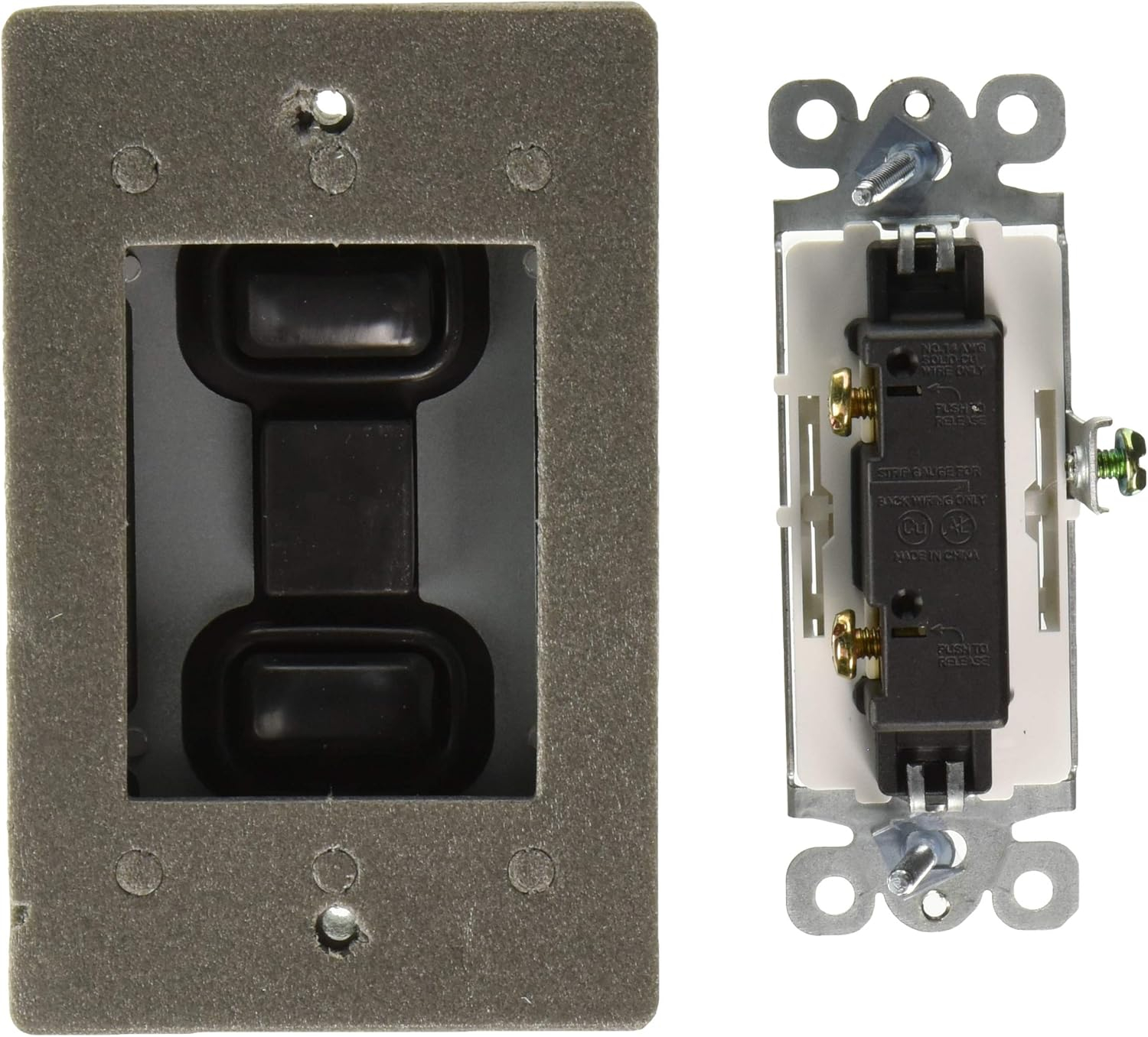 Bell 1g Gy Wp Cvr & Switch 5122-0