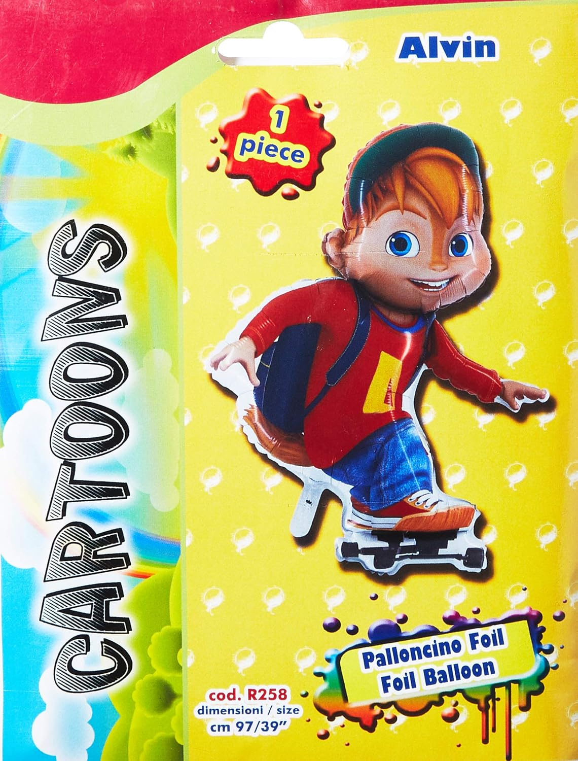 GRABO 9352672 Alvin Balloon Multi-Coloured