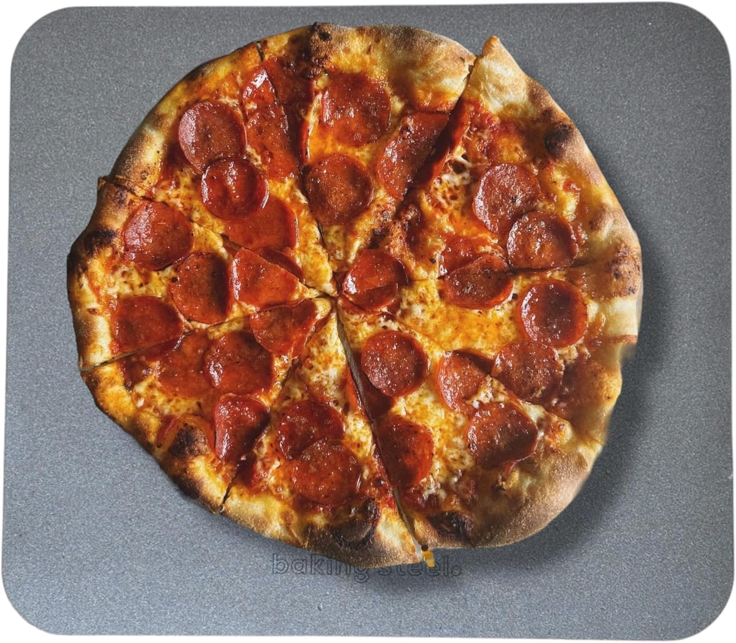 Ultra-Conductive Rectangular Steel Pizza Stone