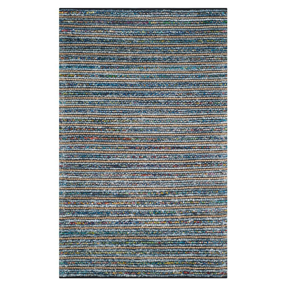 SAFAVIEH Cape Cod Maitland Geometric Area Rug, Multi/Natural, 9' x 12'