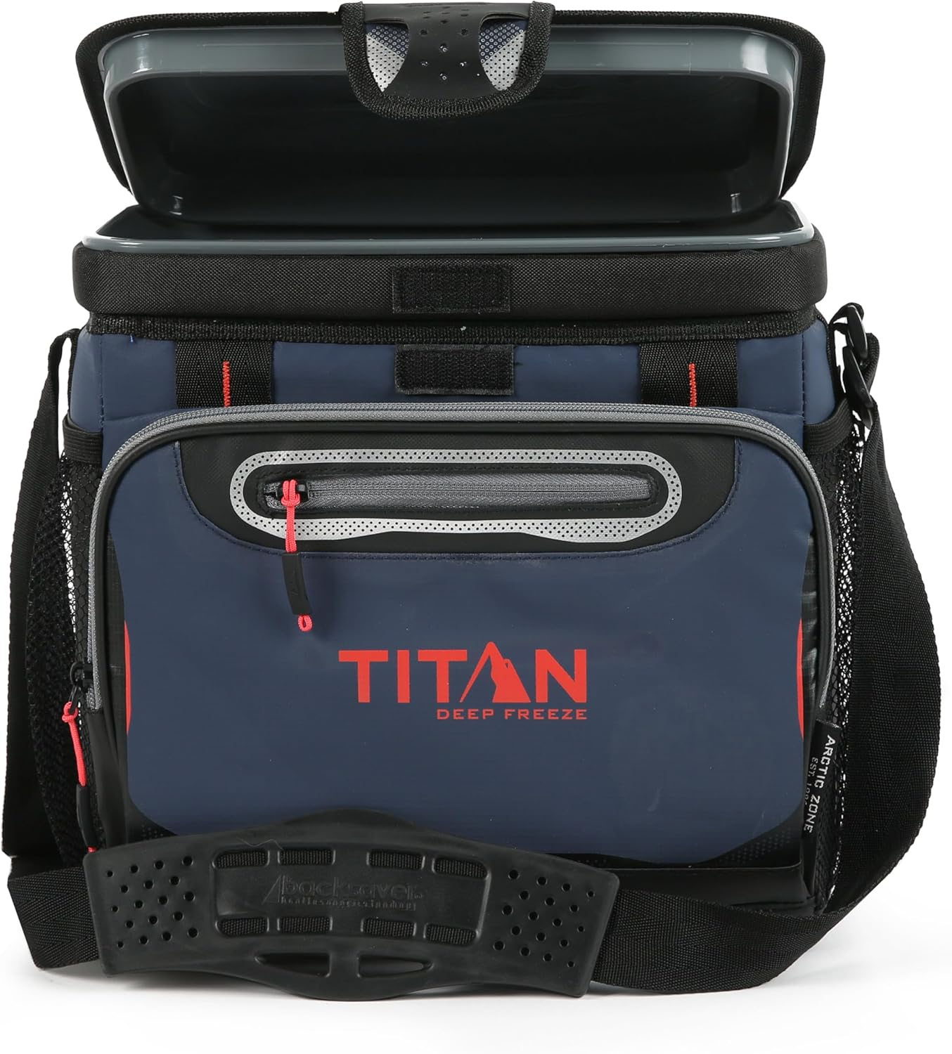 Arctic Zone Titan Deep Freeze Cooler - Zipperless Hardbody Cooler - Small & Large Capacity- Beach & Camping Cooler - Deep Freeze Insulation, HardBody Liner, and SmartShelf