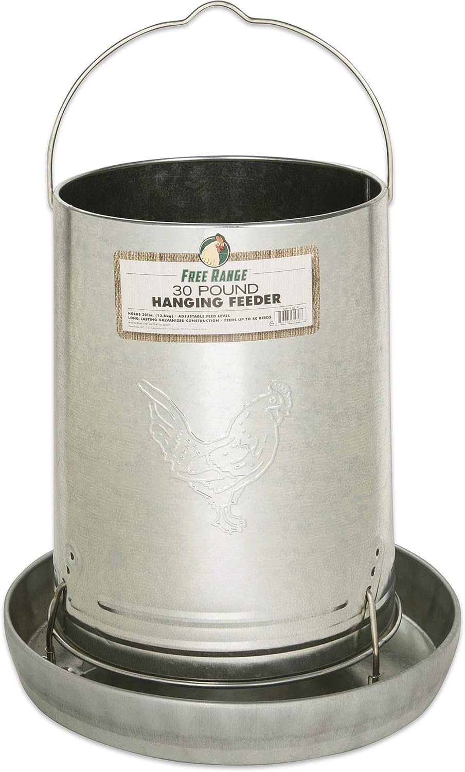 Harris Farms Hanging Poultry Feeder 30 Pounds