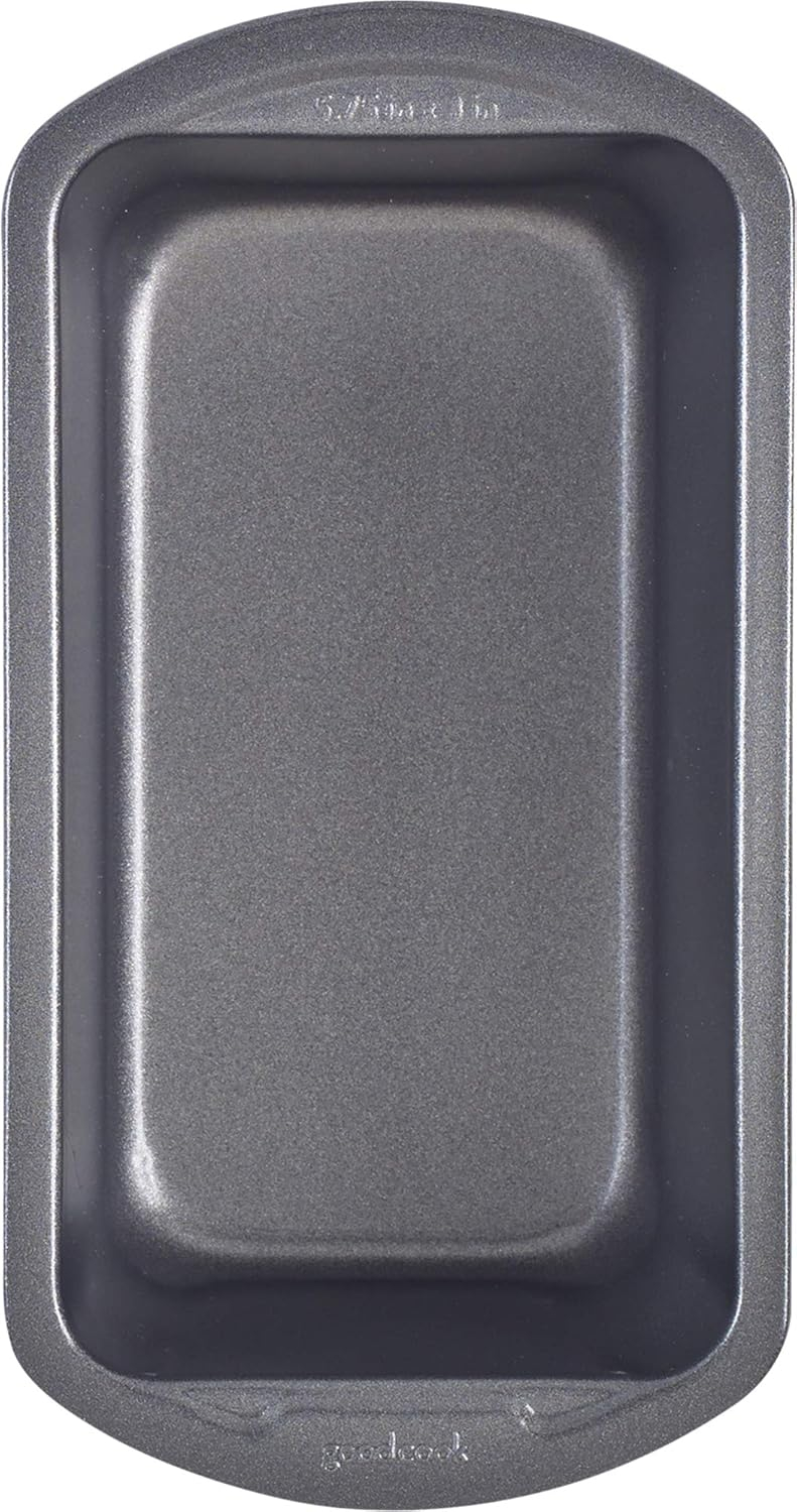 Goodcook Steel 5.75"x 3"x 2.05" Mini Non-Stick Loaf Pan