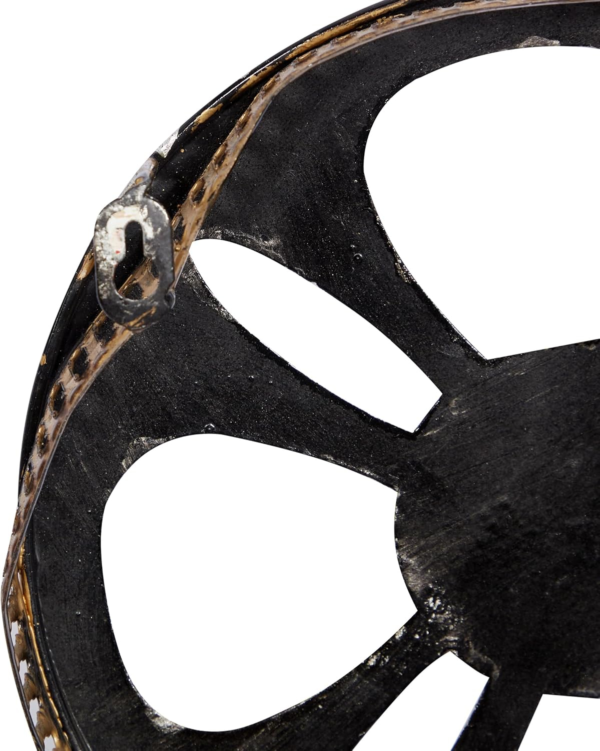 DecMode Black Metal Reels Film Wall Decor