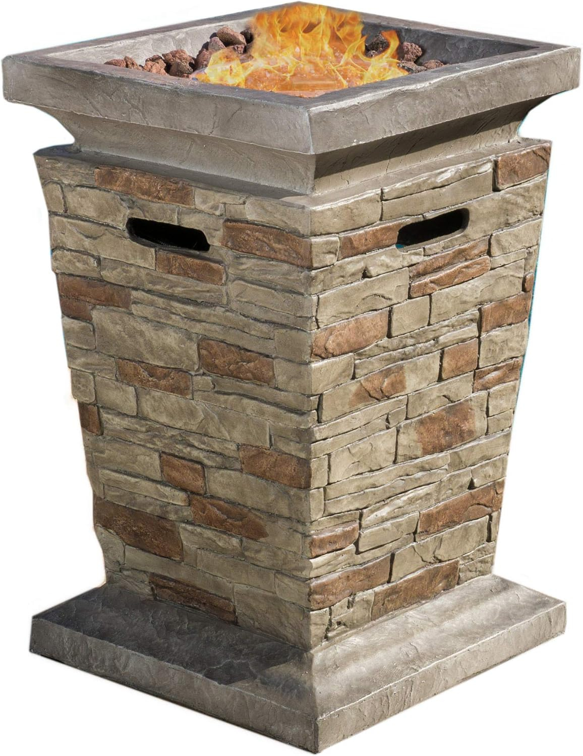Coldwater Outdoor 19-inch Liquid Propane Fire Column