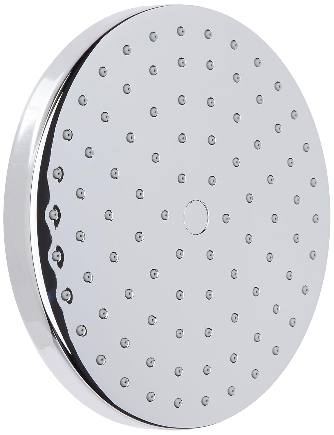 Polished Chrome Rain Showerhead with Brass Construction