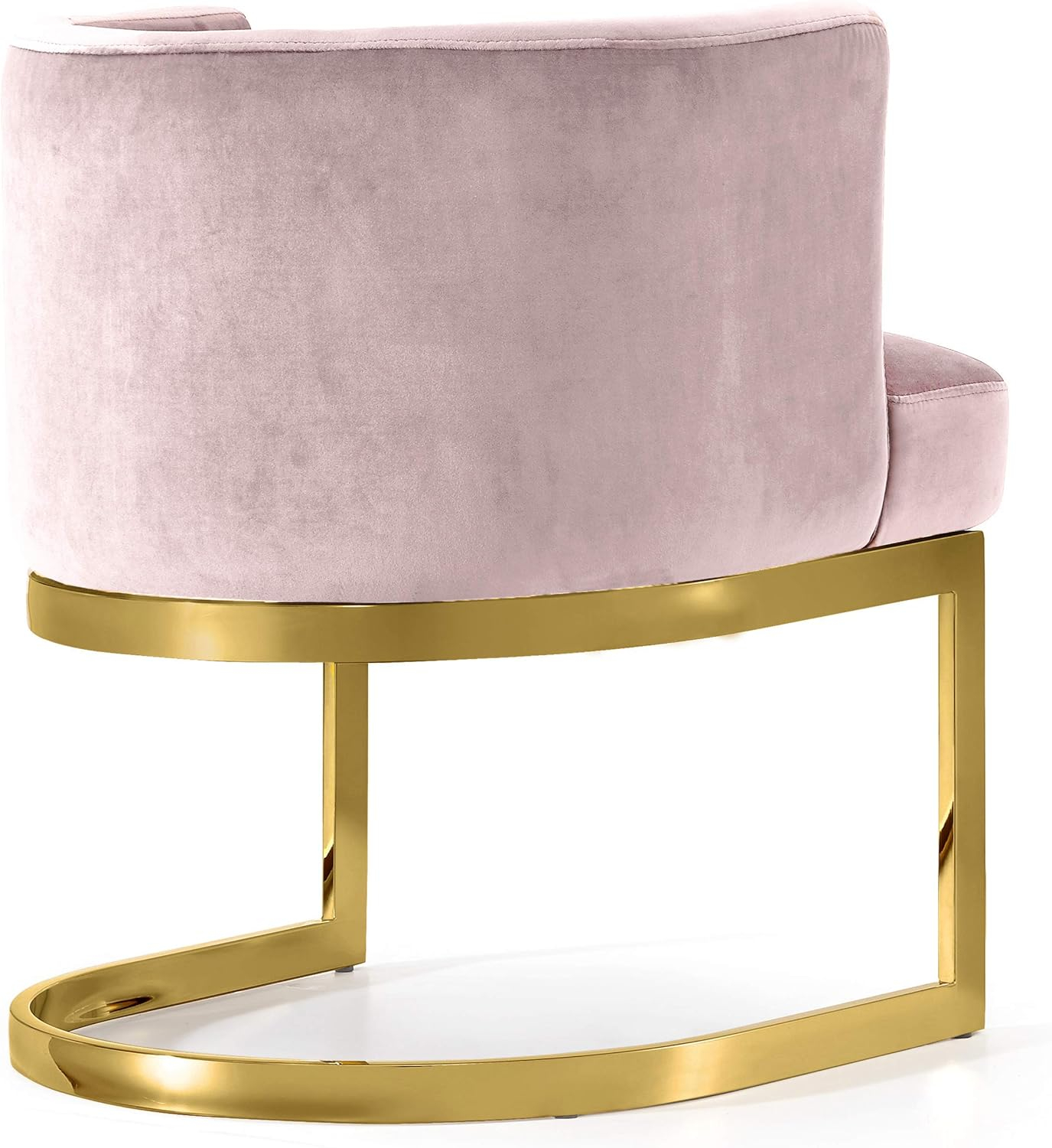 Meridian Furniture Gianna Pink Velvet Dining Chair