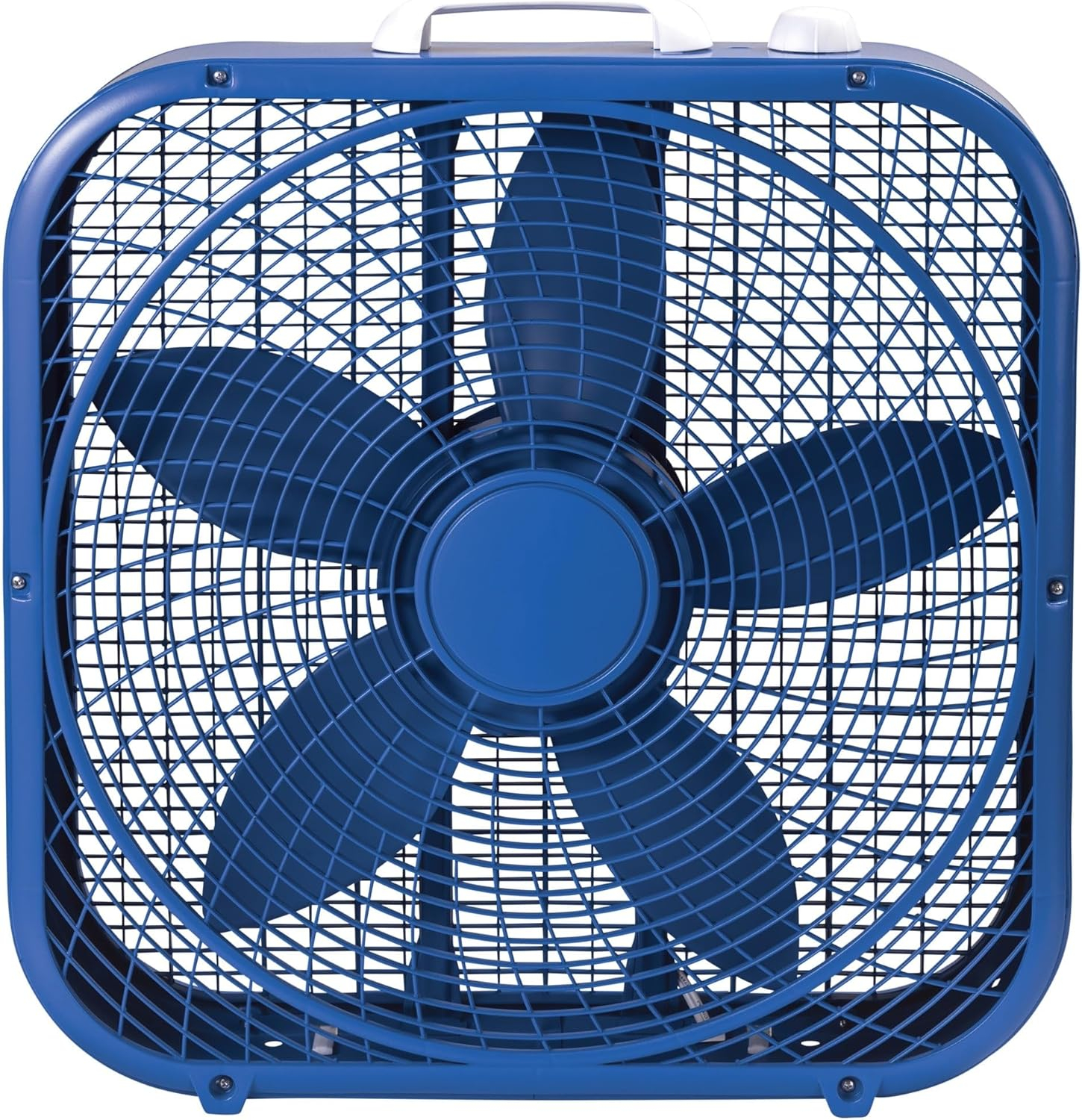 Lasko Cool Colors 20" Energy Efficient Box Fan, 3 Speeds, 22.5" H, Blue, B20308, New