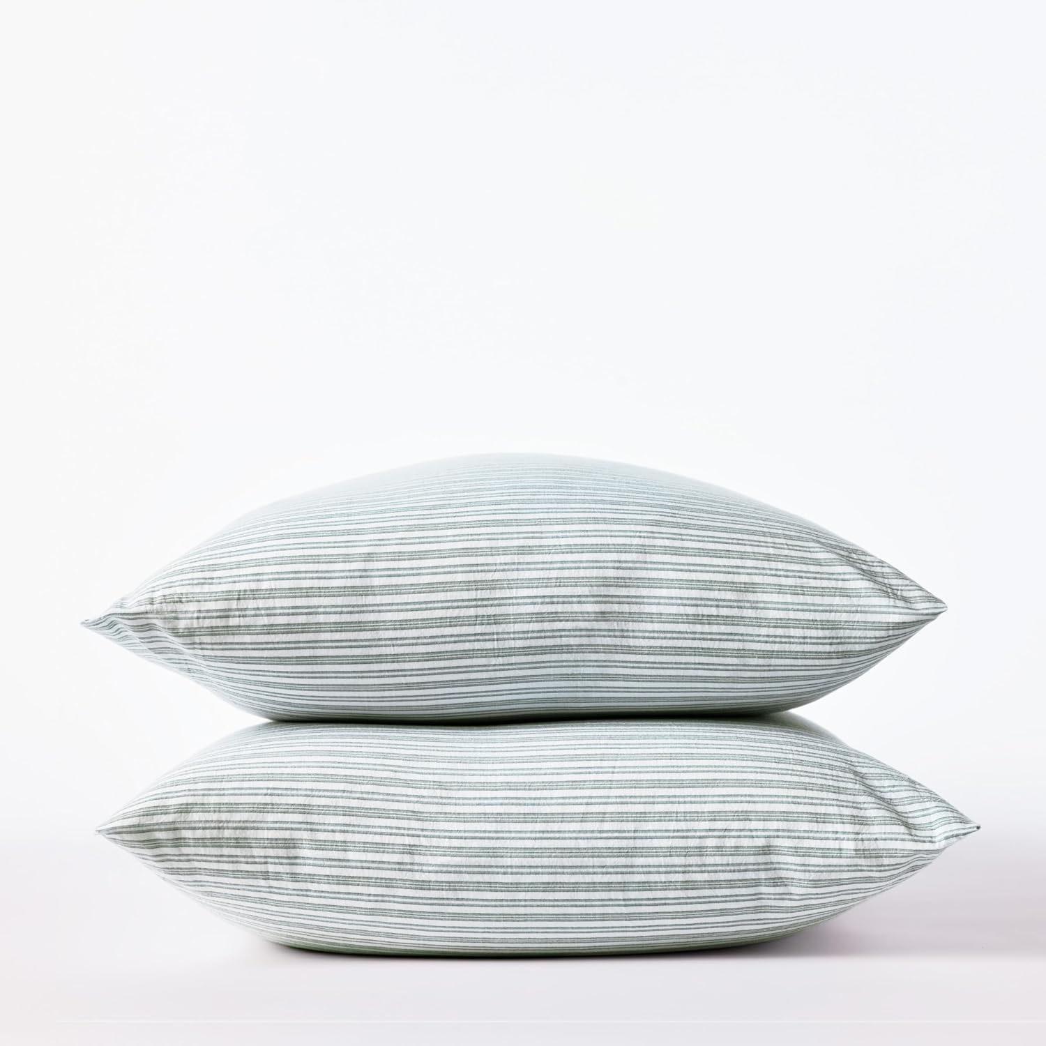 Coyuchi Organic Crinkled Percale Pillowcase Set of 2