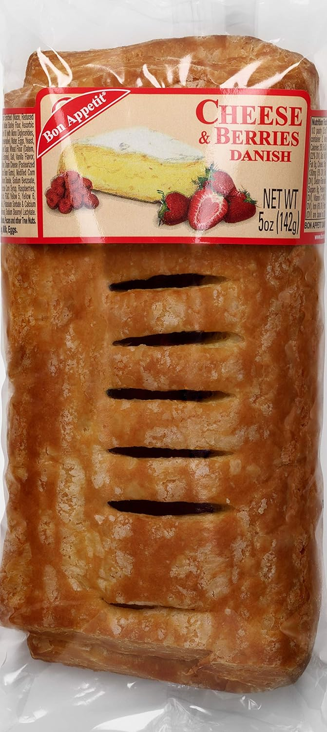 Bon Appetit Cheese & Berry Danish, 5 Ounce (Pack of 8)