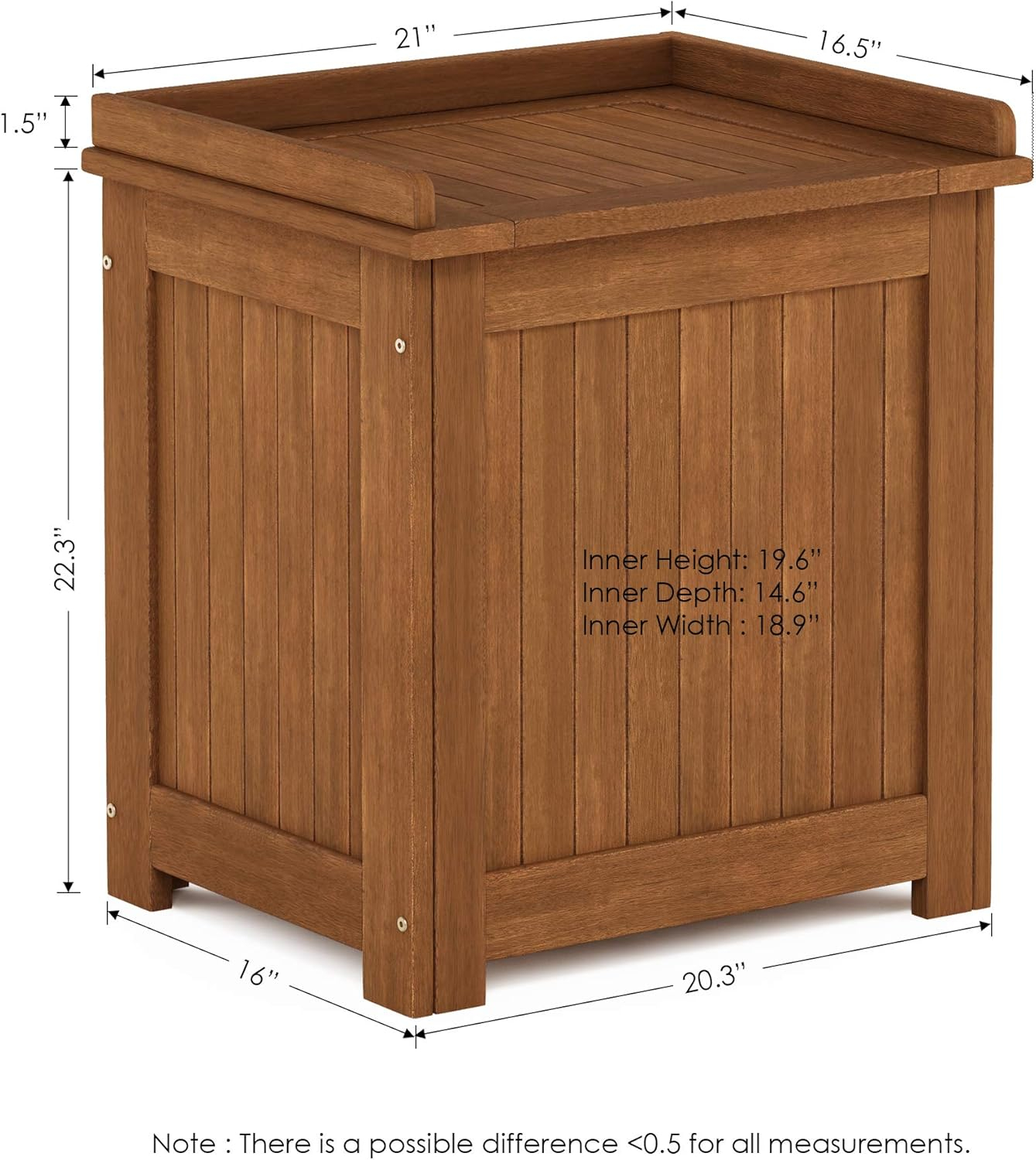 Furinno Tioman Outdoor Hardwood Storage Box