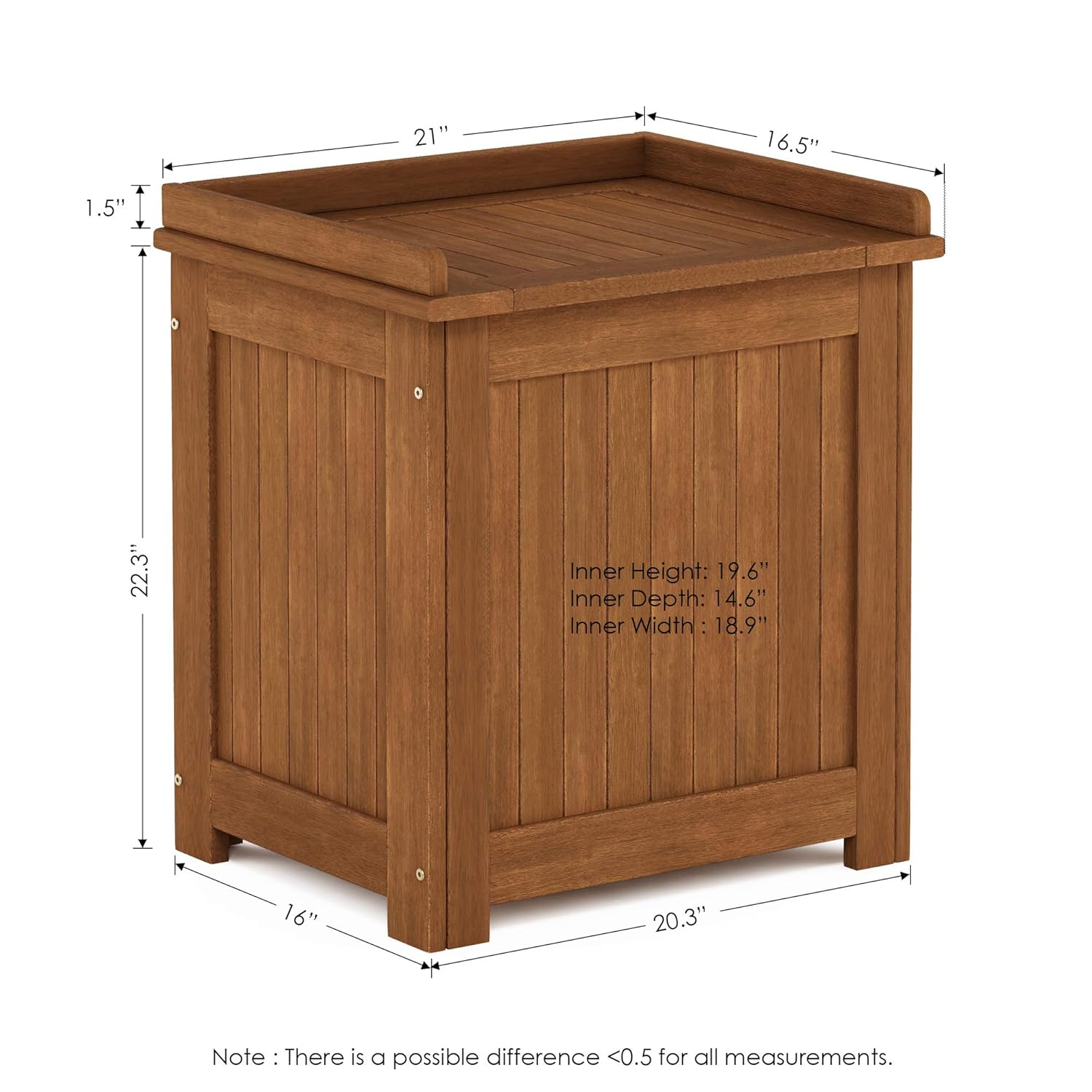Furinno Tioman Outdoor Hardwood Storage Box