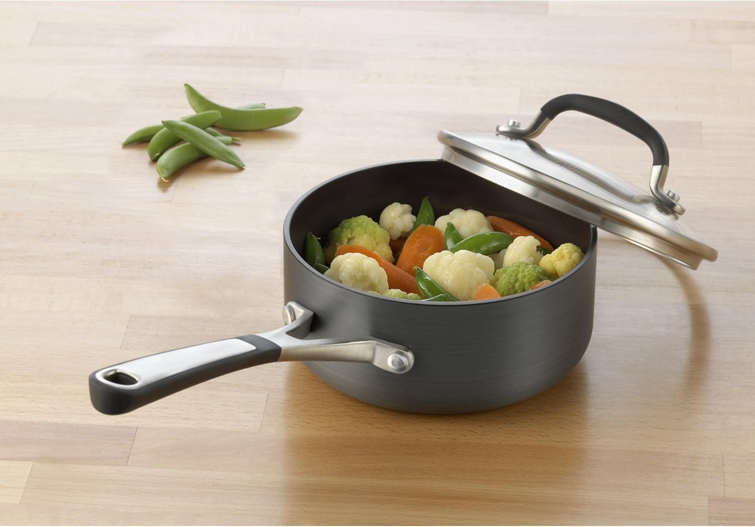 Simply Calphalon Nonstick 2-Quart Saucepan with Cover