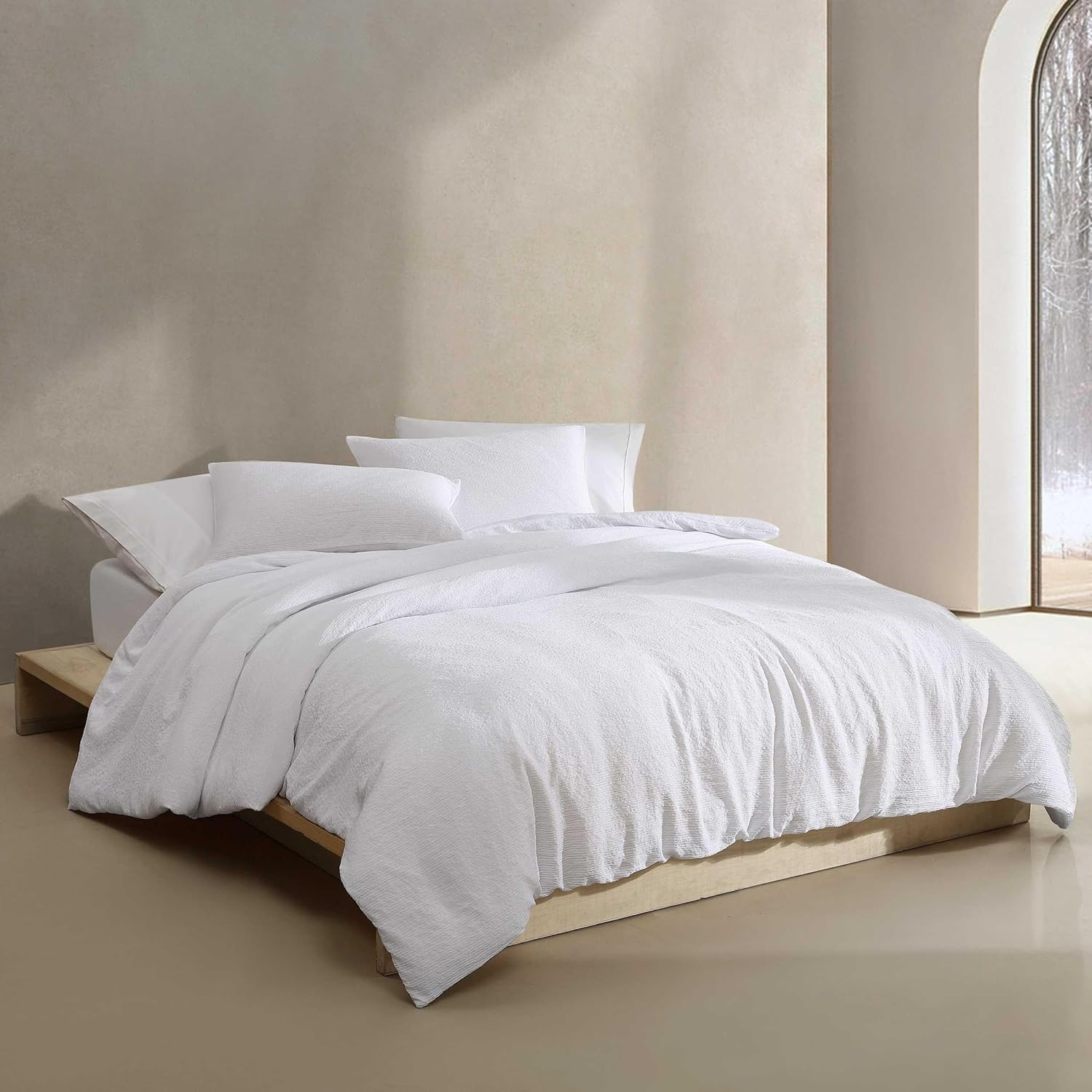 Calvin Klein Calvin Klein Seersucker Reversible 3 Piece Comforter Set