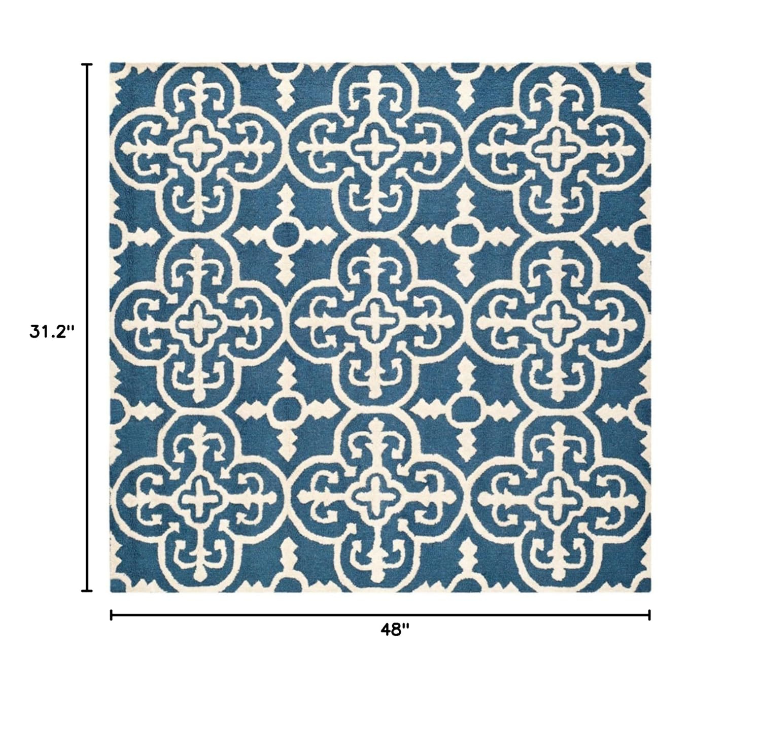Cambridge CAM133 Hand Tufted Area Rug  - Safavieh