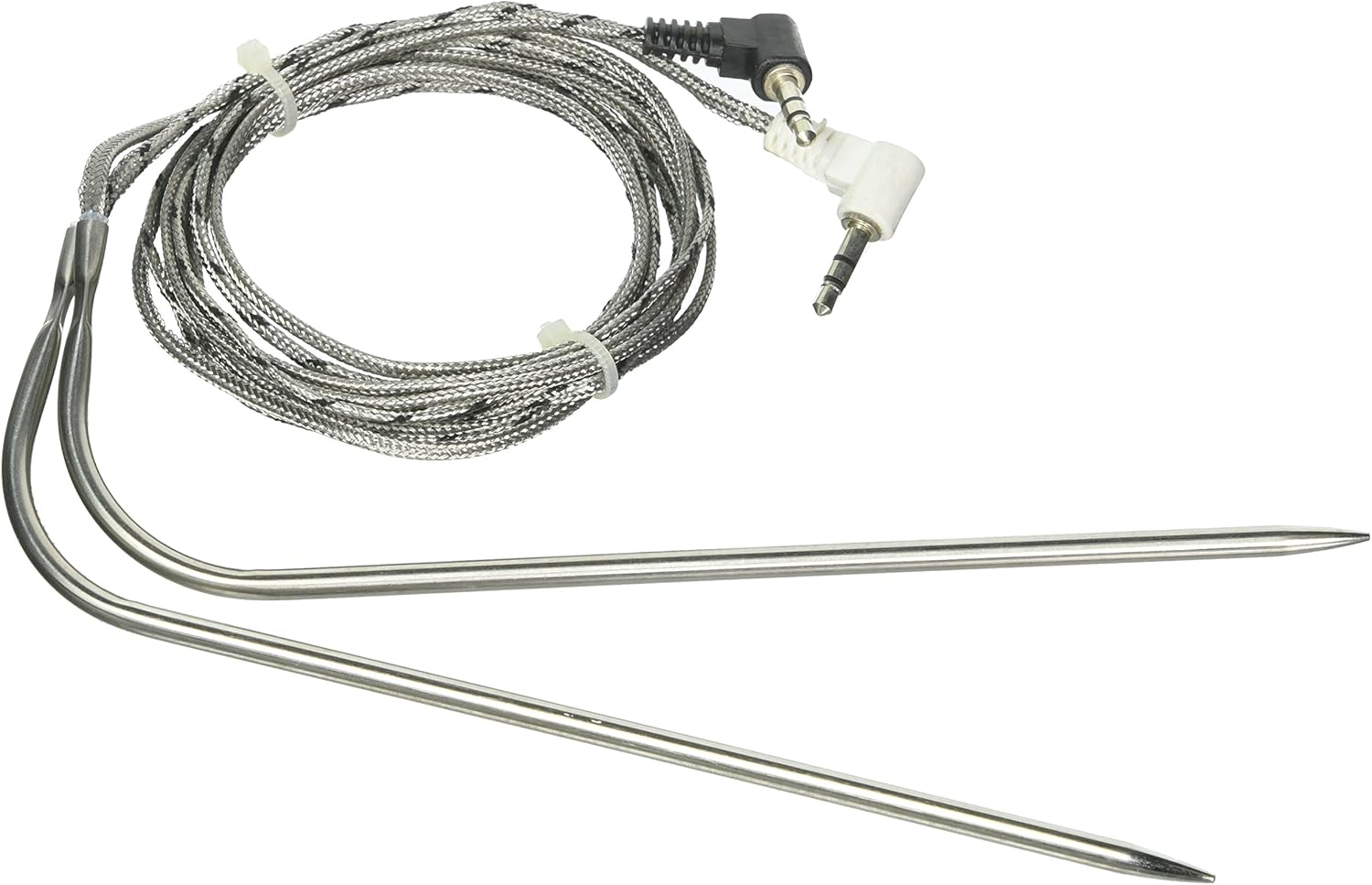 Stainless Steel Dual Meat Probes with 46-inch Wire Leads